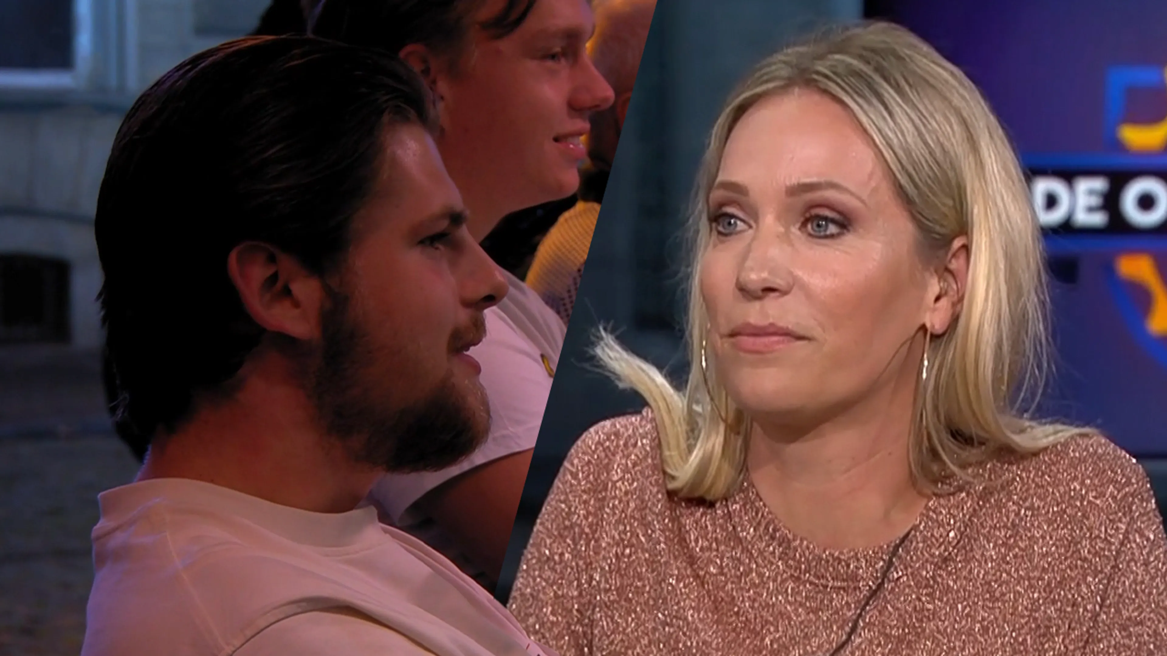 Hélène vraagt man in het publiek naar Tinder-gebruik: 'Lekker swipen?'