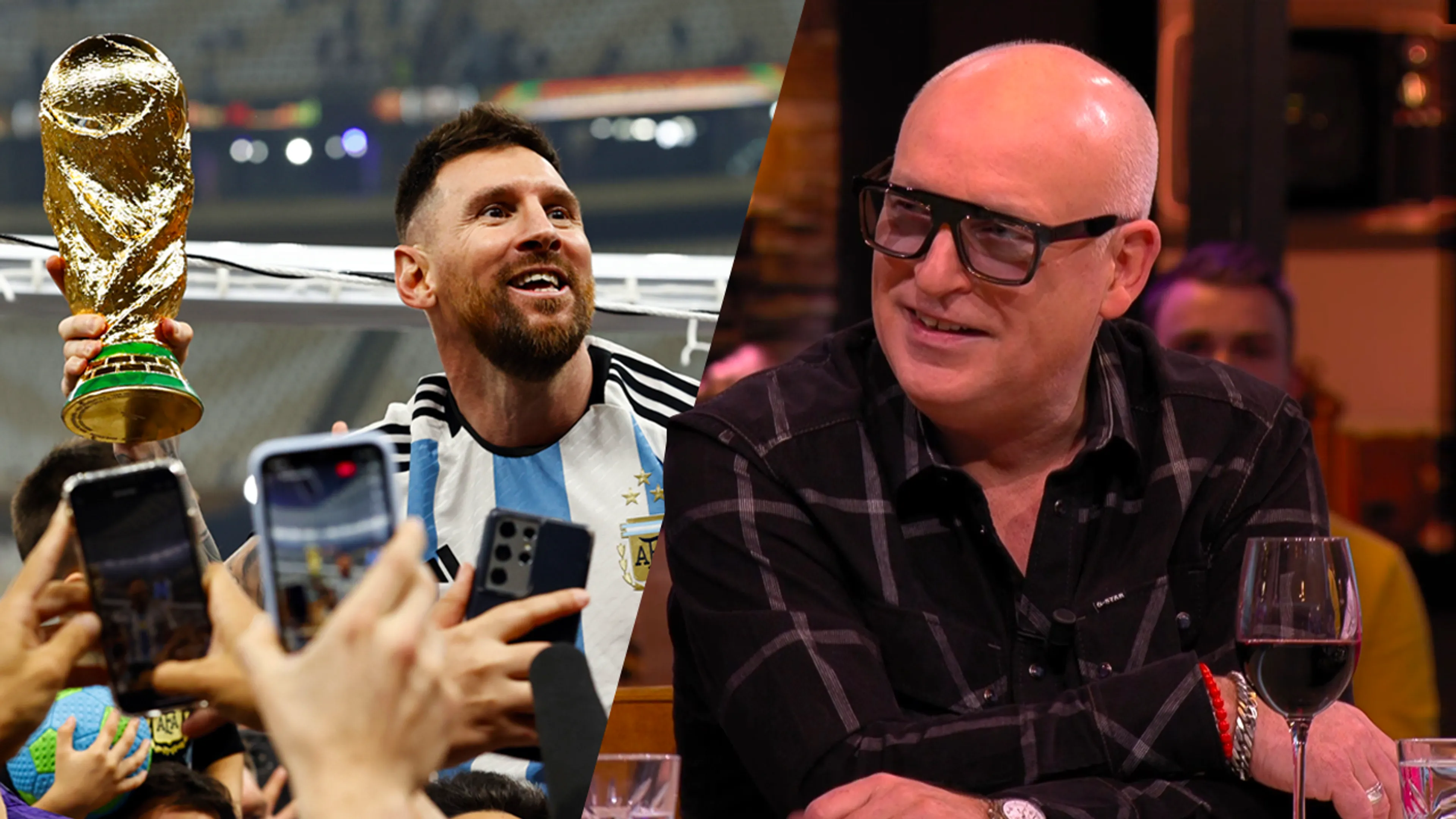 René lovend over Messi: 'Dan ben je de aller-allergrootste!'