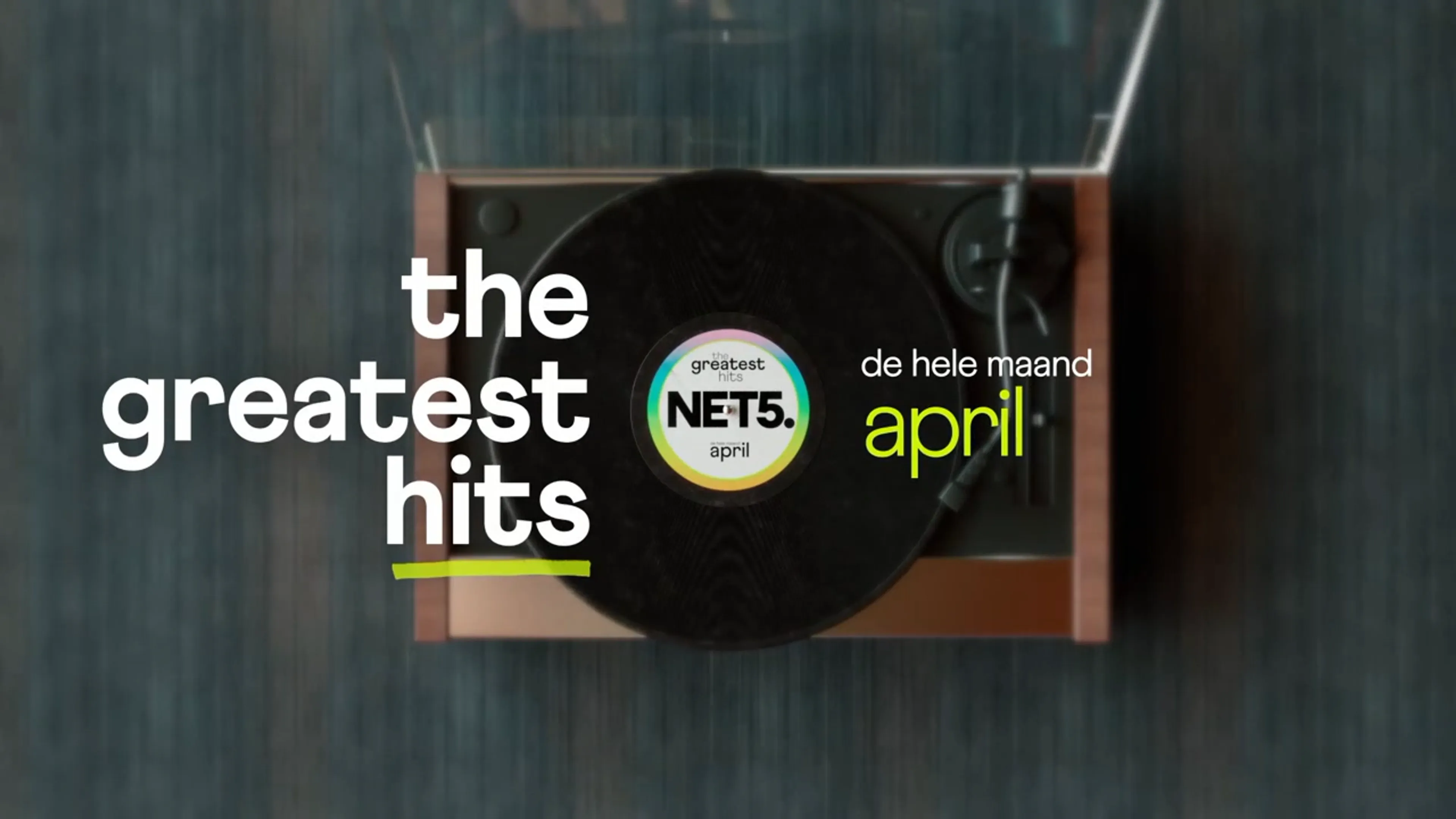 De hele maand april: The Greatest Hits