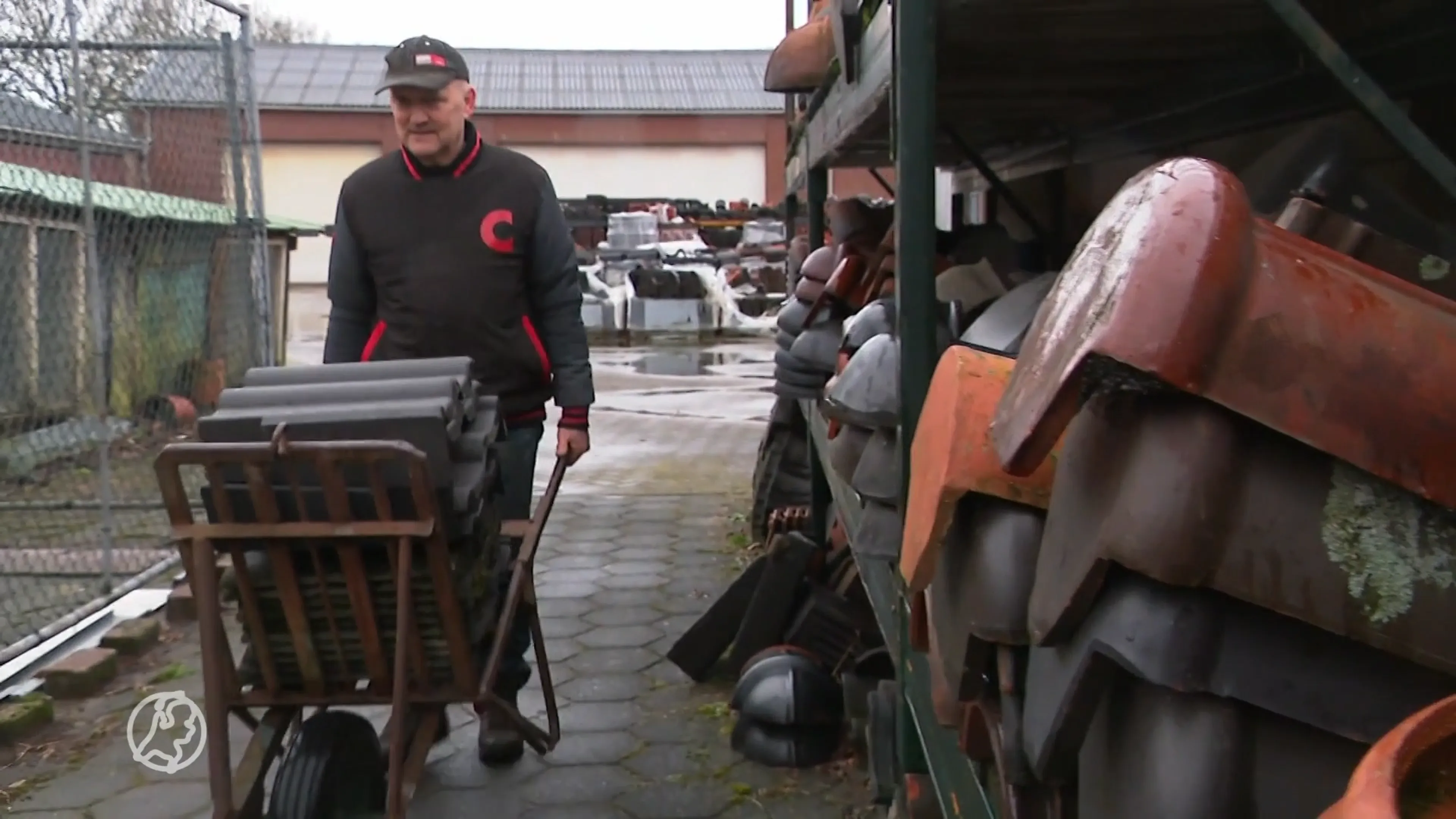 Run op tweedehands dakpannen na week vol stormen
