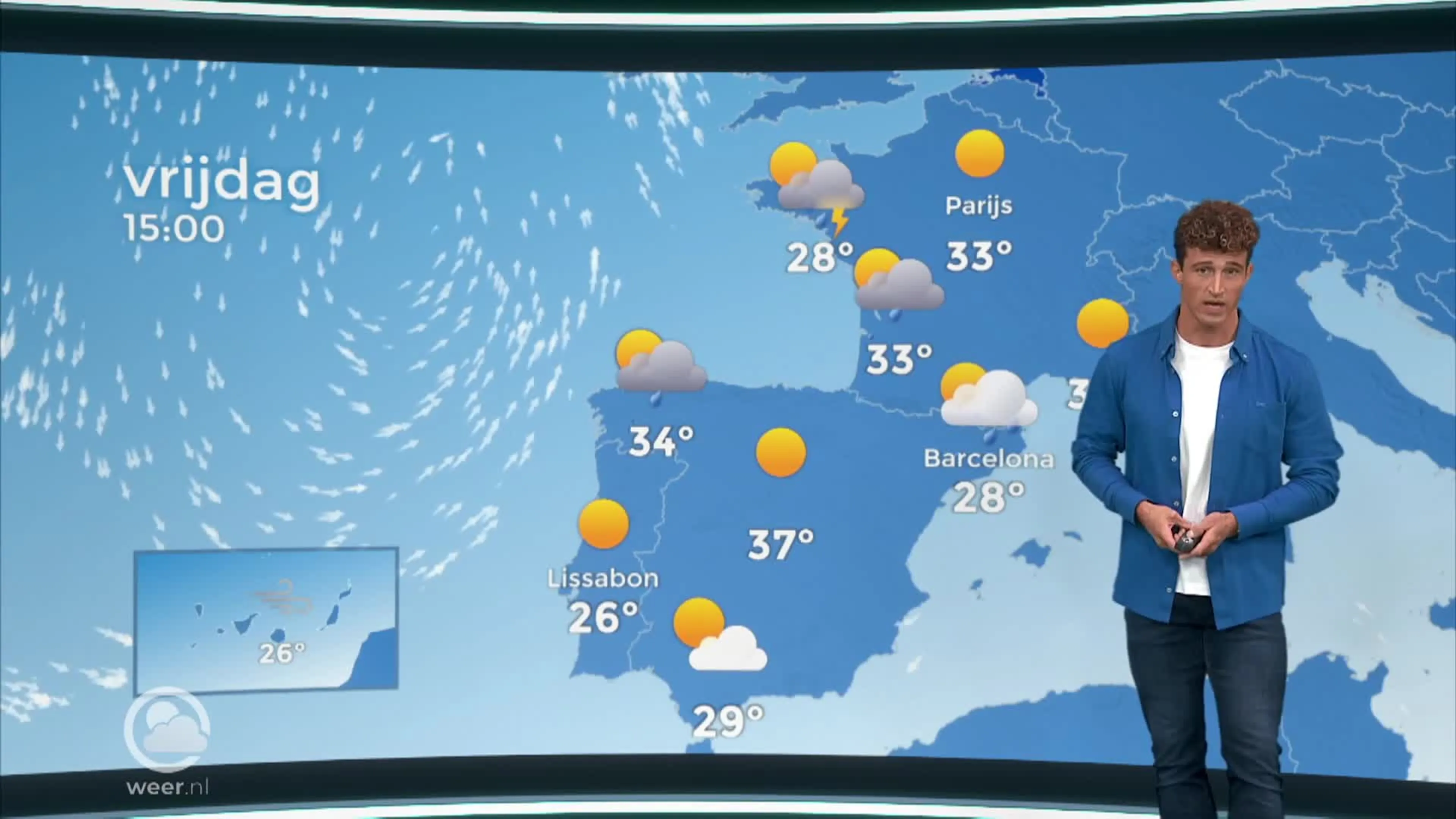 Weerbericht NL en Europa donderdagavond 6 juli