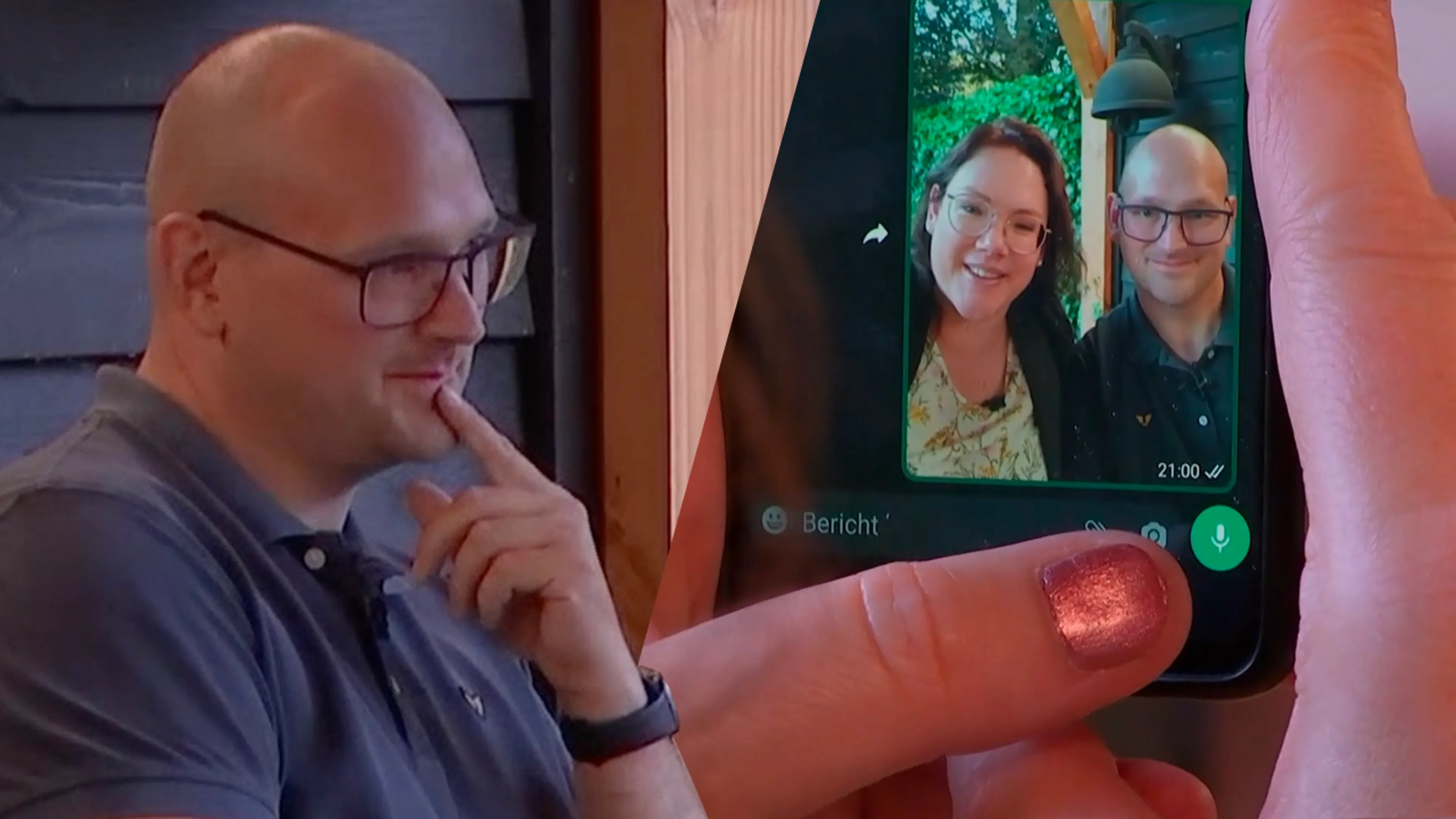 Kale Lang Leve de Liefde-deelnemer verrast door uitkomst van selfie: 'Ik lijk wel kaal!'