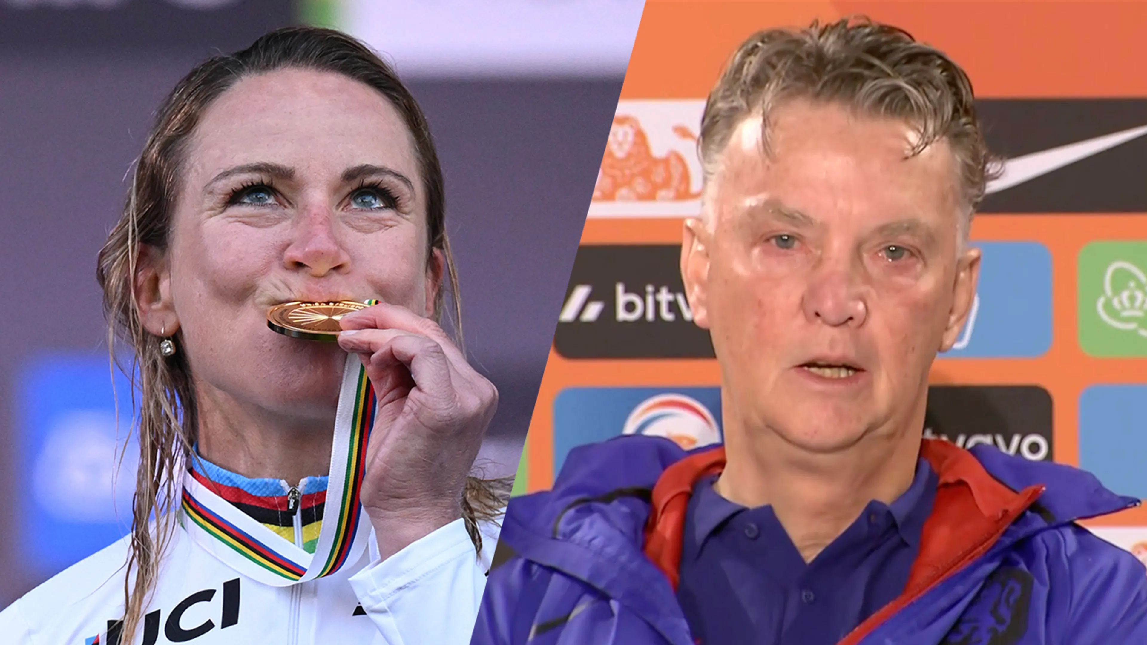 Van Gaal lyrisch over wereldtitel voor geblesseerde Van Vleuten