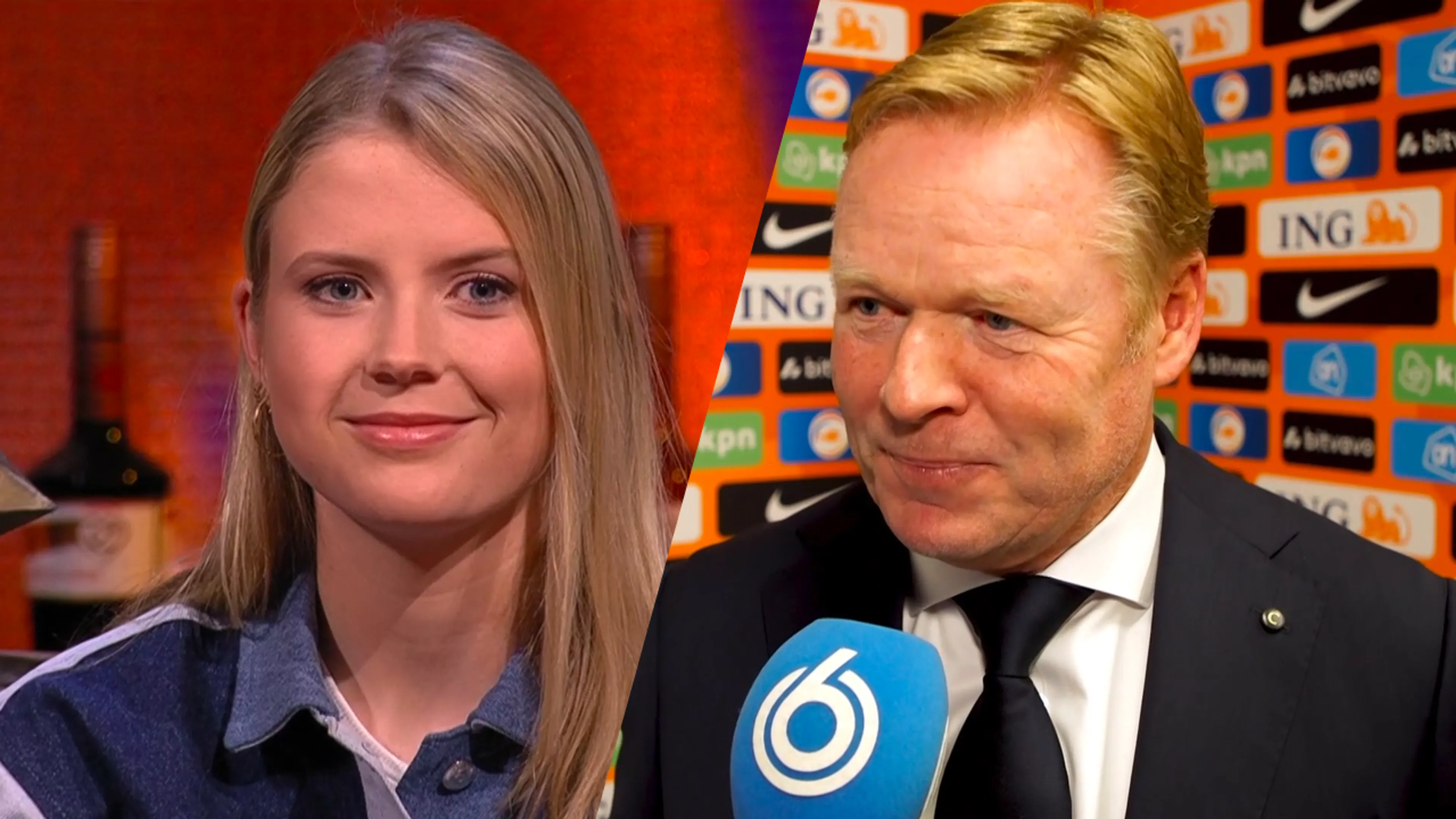 Noa vraagt Ronald Koeman naar Vandaag Inside-boycot: 'Ik heb daar wel een mening over'