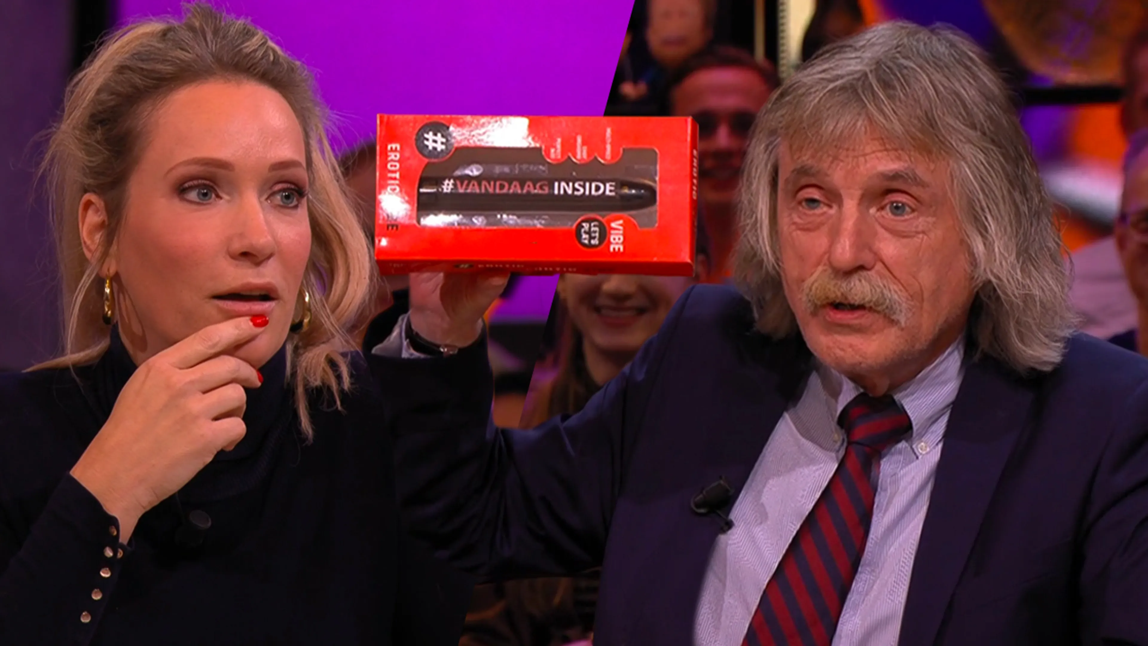 Hélène neemt eerste Vandaag Inside-dildo in ontvangst: 'Hij is wel klein'