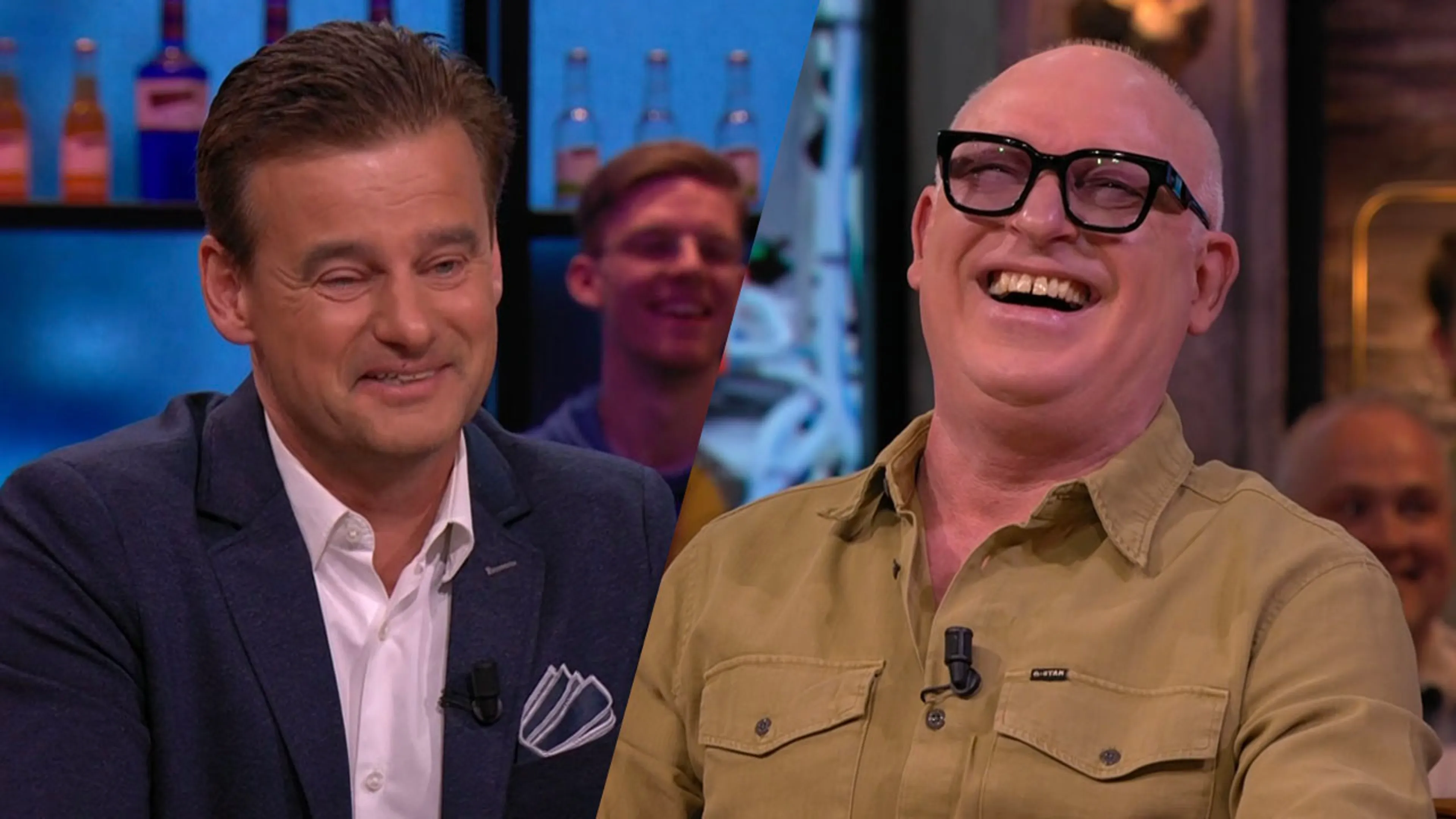 René gaat stuk om grapje Wilfred over Hans Kazan