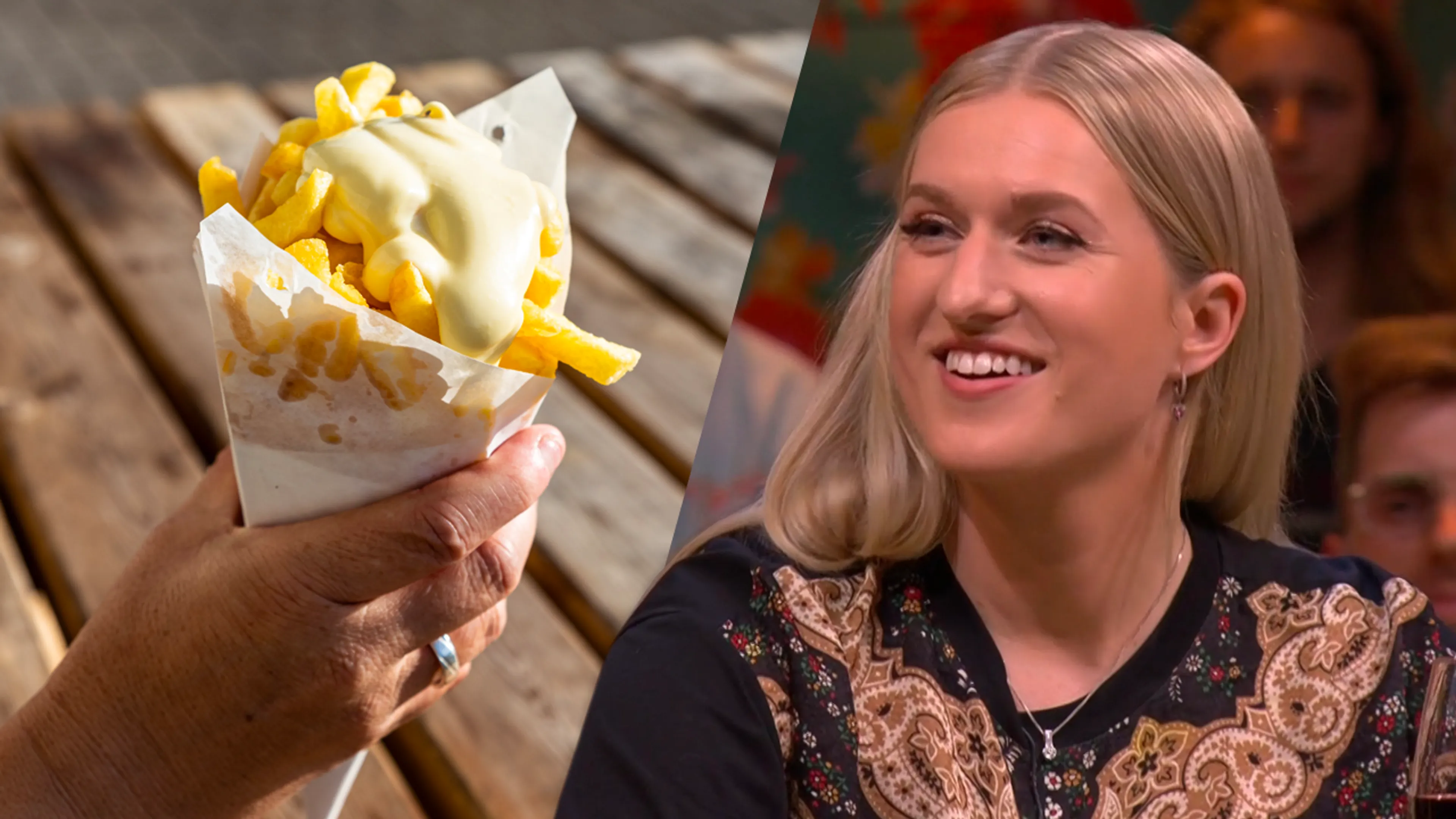 Britt Dekker verbaast Marcel en Gijs met zéér bijzondere eetgewoonte