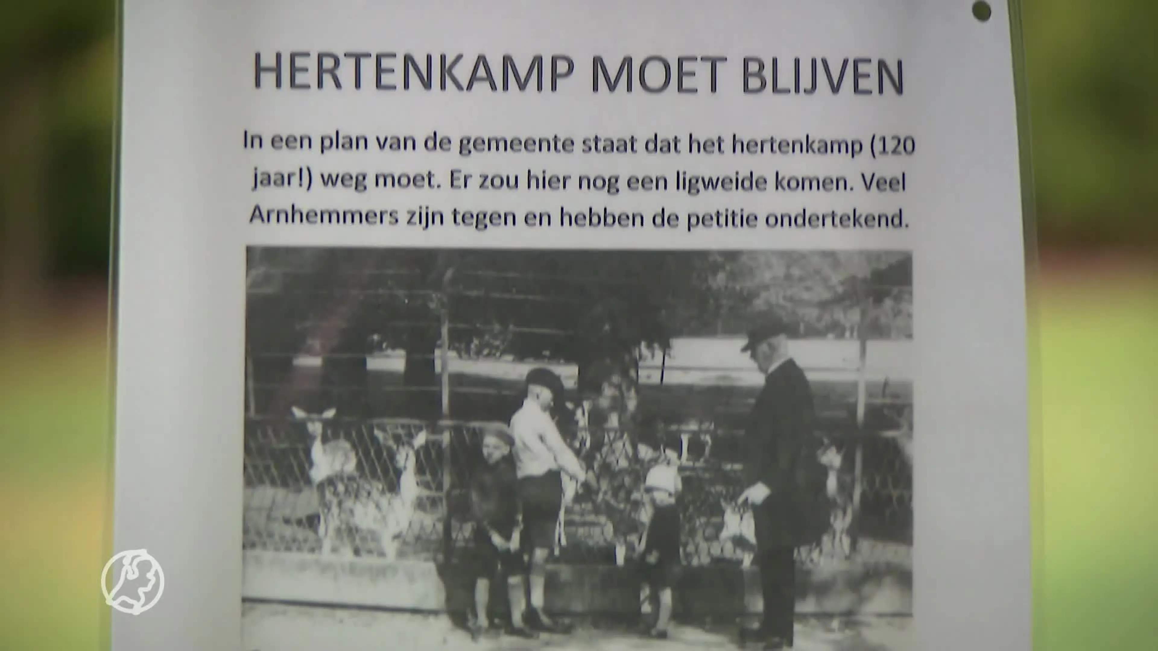 Arnhemmers in actie voor behoud historisch hertenkamp: 'Traditie dreigt te verdwijnen'