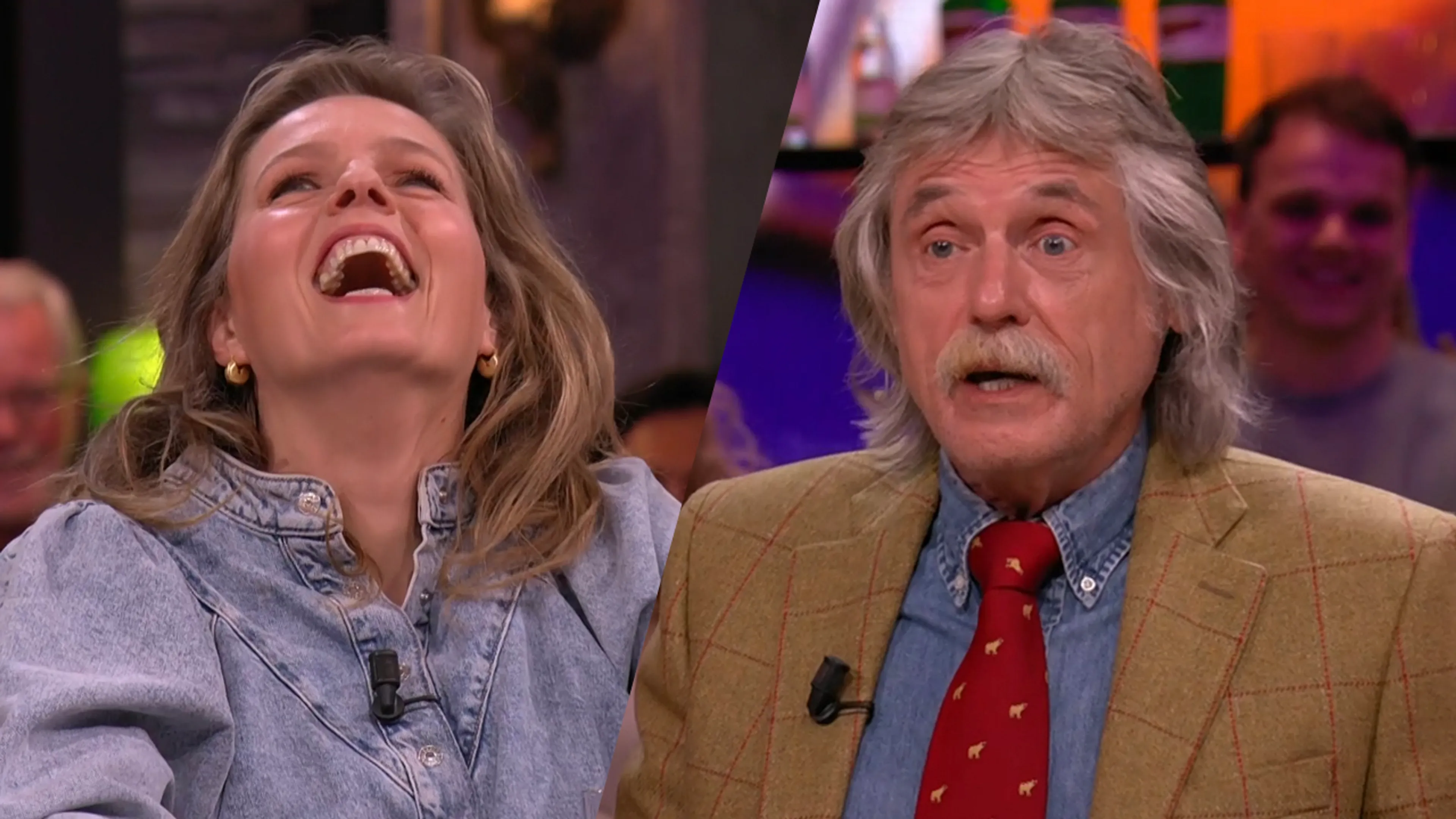 Johan en René ontzet door ordinaire opmerking Leonie ter Braak: ‘Zo’n programma zijn wij niet’