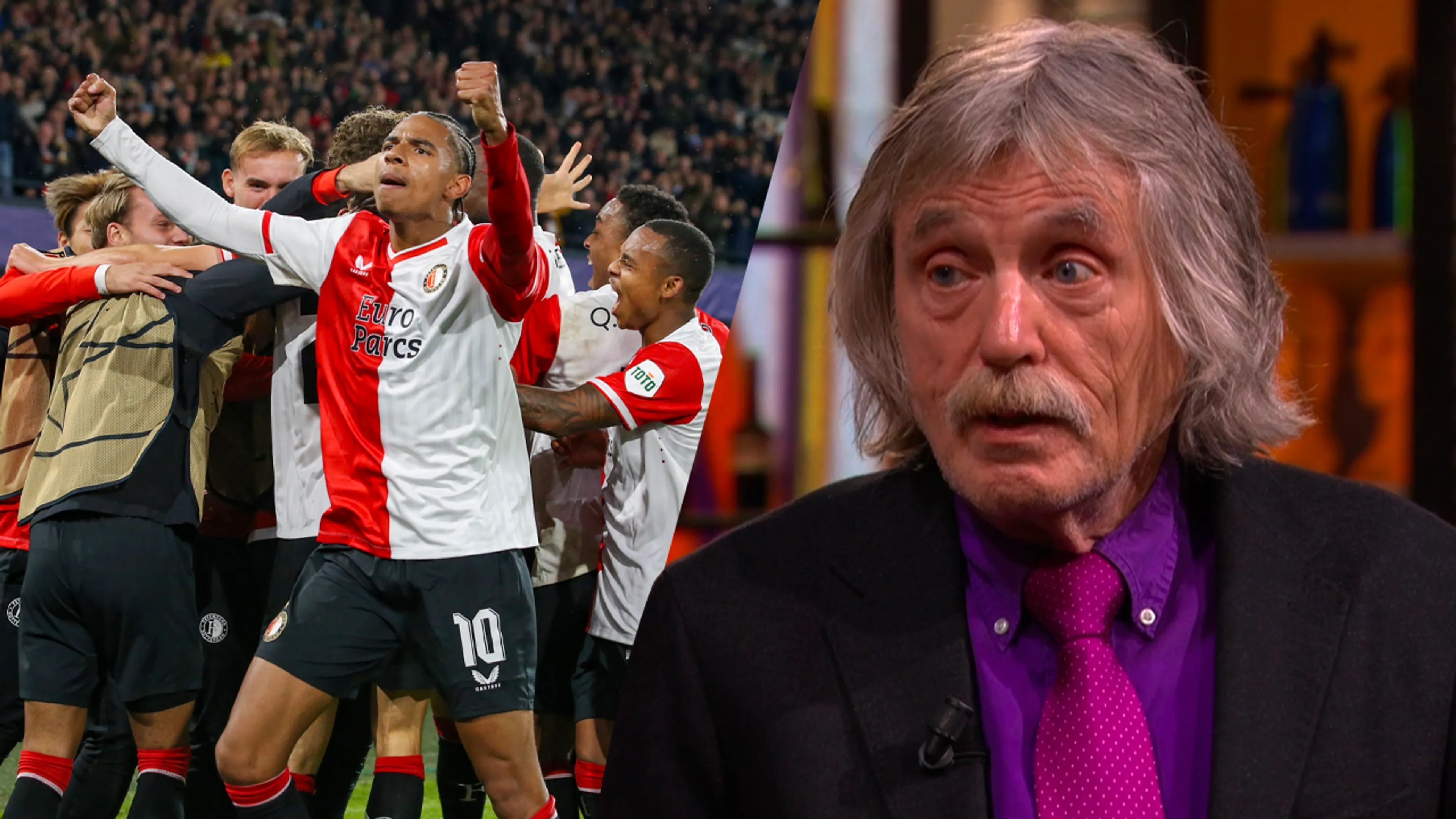 Johan prijst Feyenoord na zege op Lazio: 'Een voorbeeld voor Ajax hoe het ook kan!'