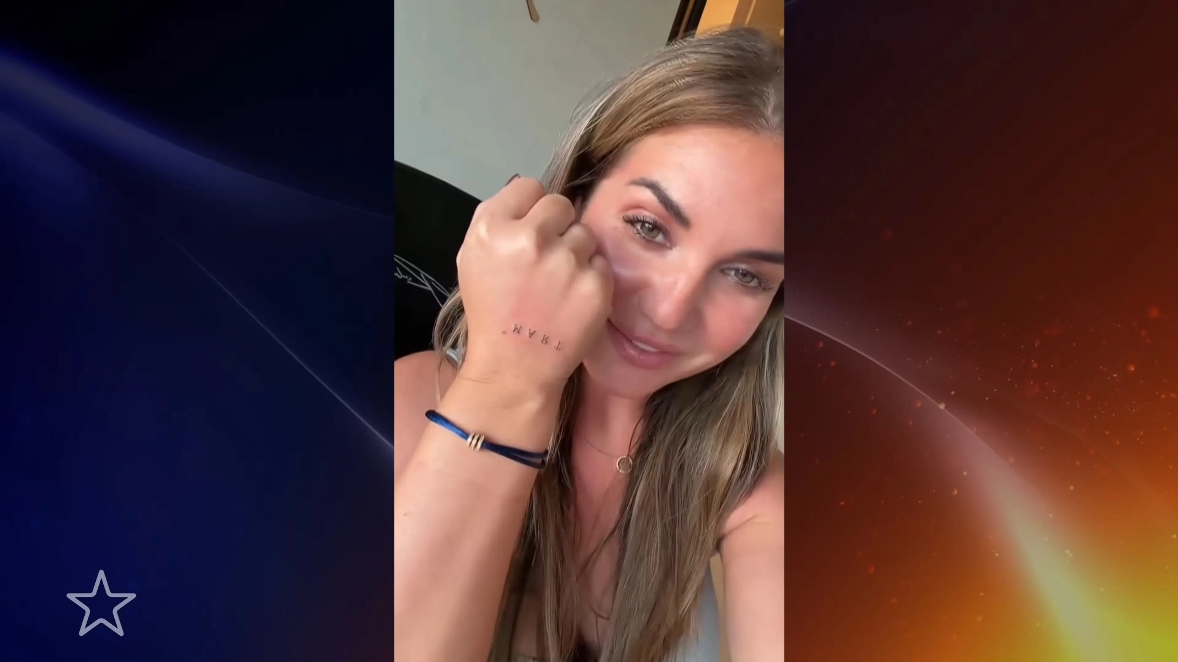 Vriendin Jennifer laat tattoo voor Mart Hoogkamer zetten