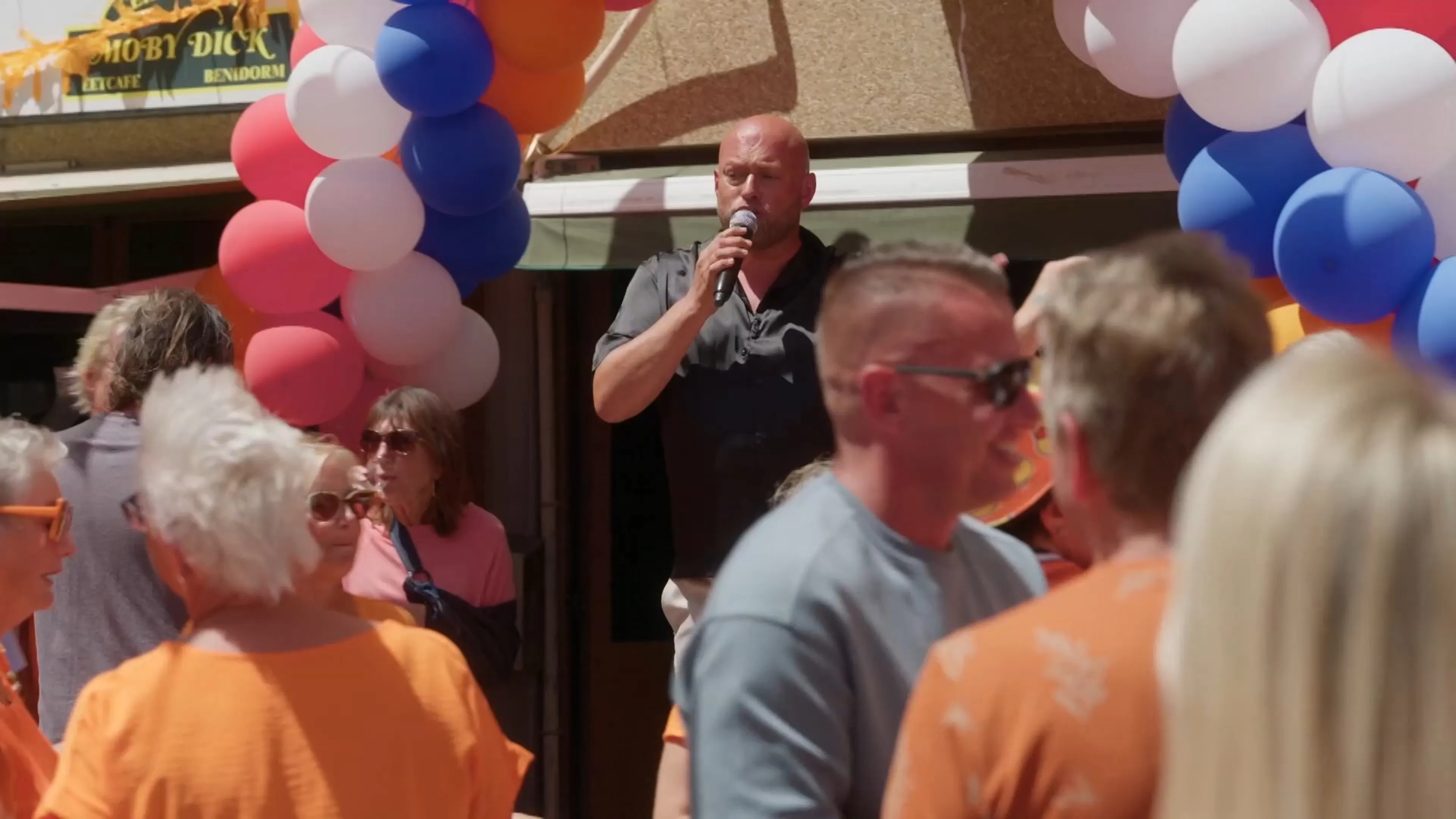 Jeffrey is helemaal op zijn plek in Benidorm