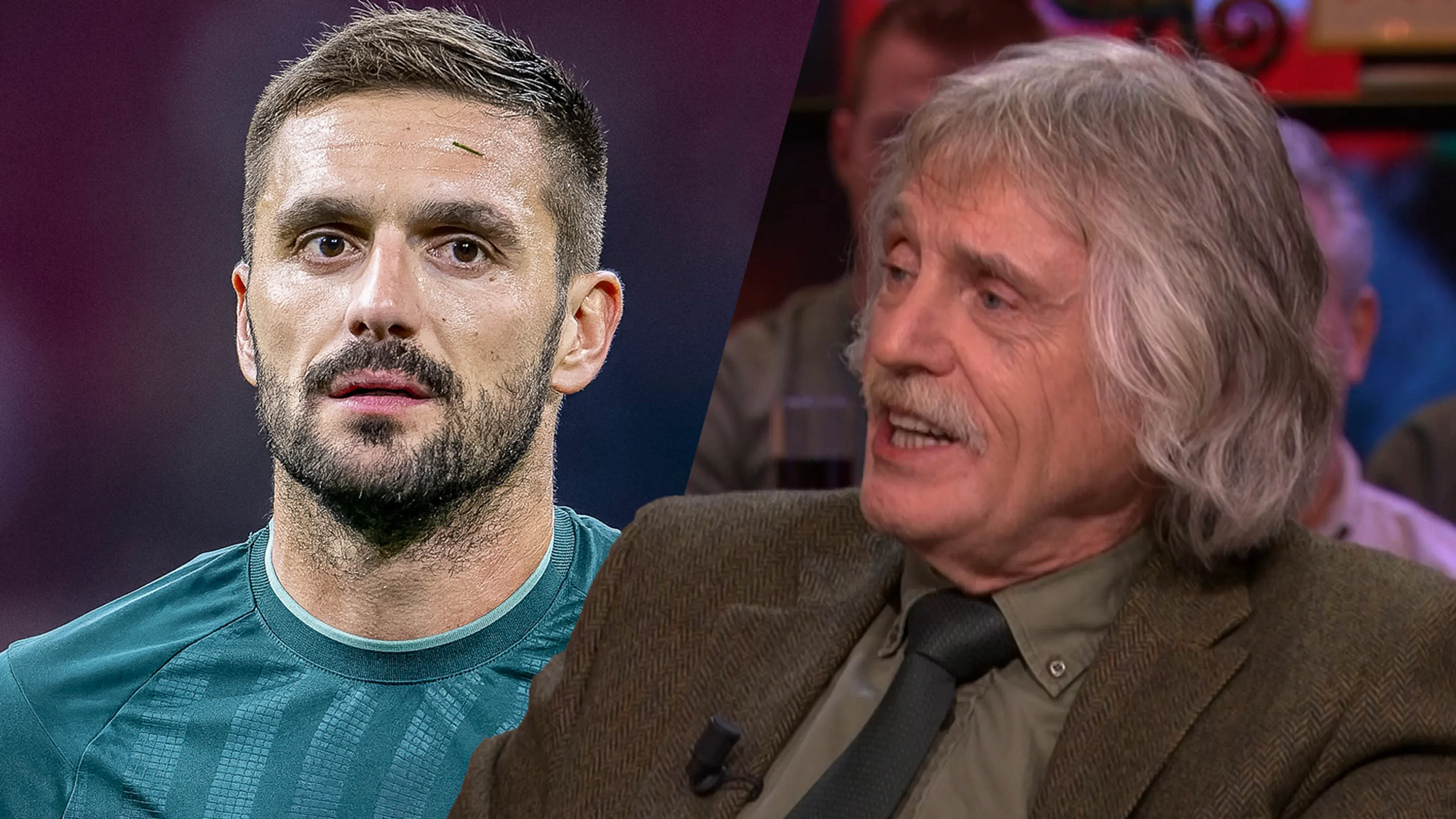 Johan Derksen stoort zich aan Tadić: ‘Kruipt Ajax in de kont en zegt hatelijke dingen!’
