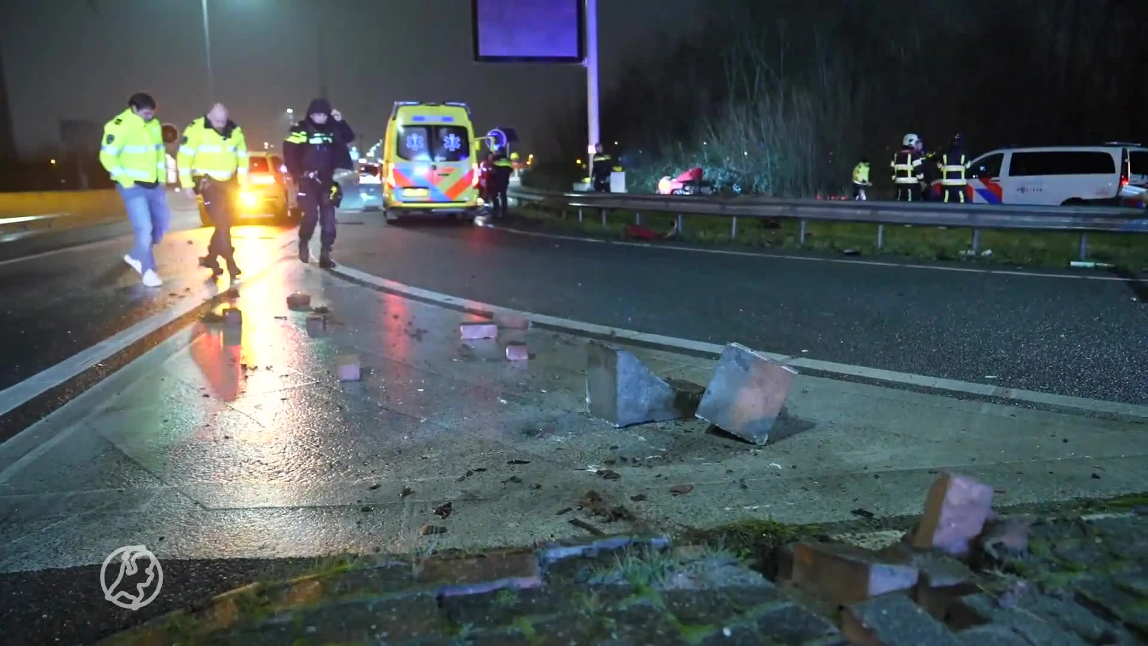 Dode en zwaargewonden bij ongeval N57 bij Brielle