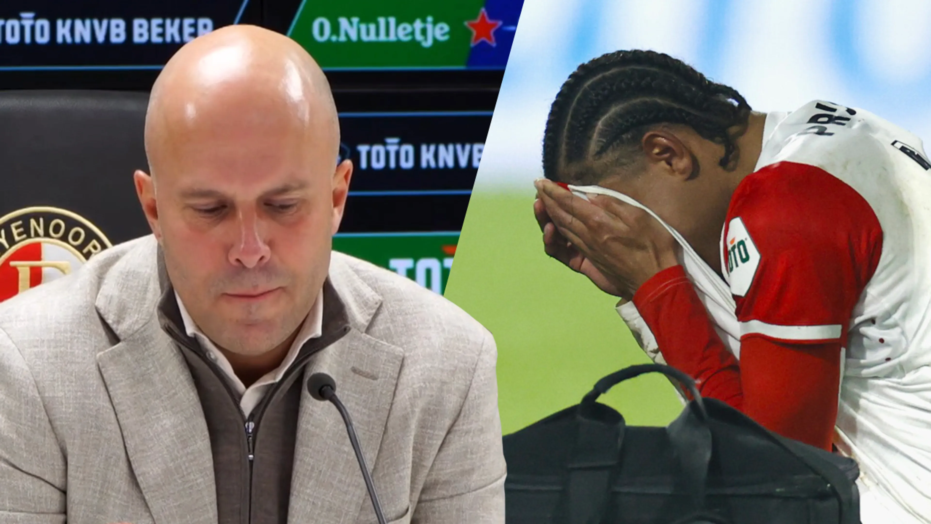 Slot vreest voor zware blessure Stengs: ‘Alsjeblieft, laat dit niet weer iets ernstigs zijn’