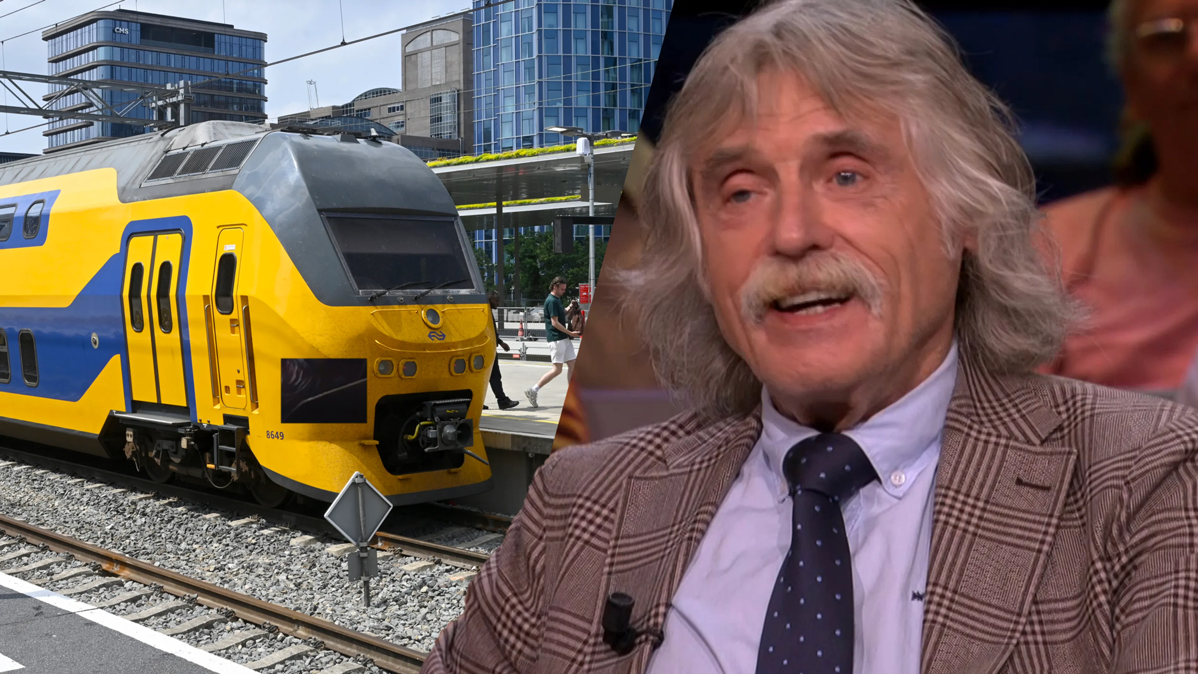 Johan Derksen over treinreizen met zijn voetbalteam: 'Als je daar ging zitten, was je de lul'