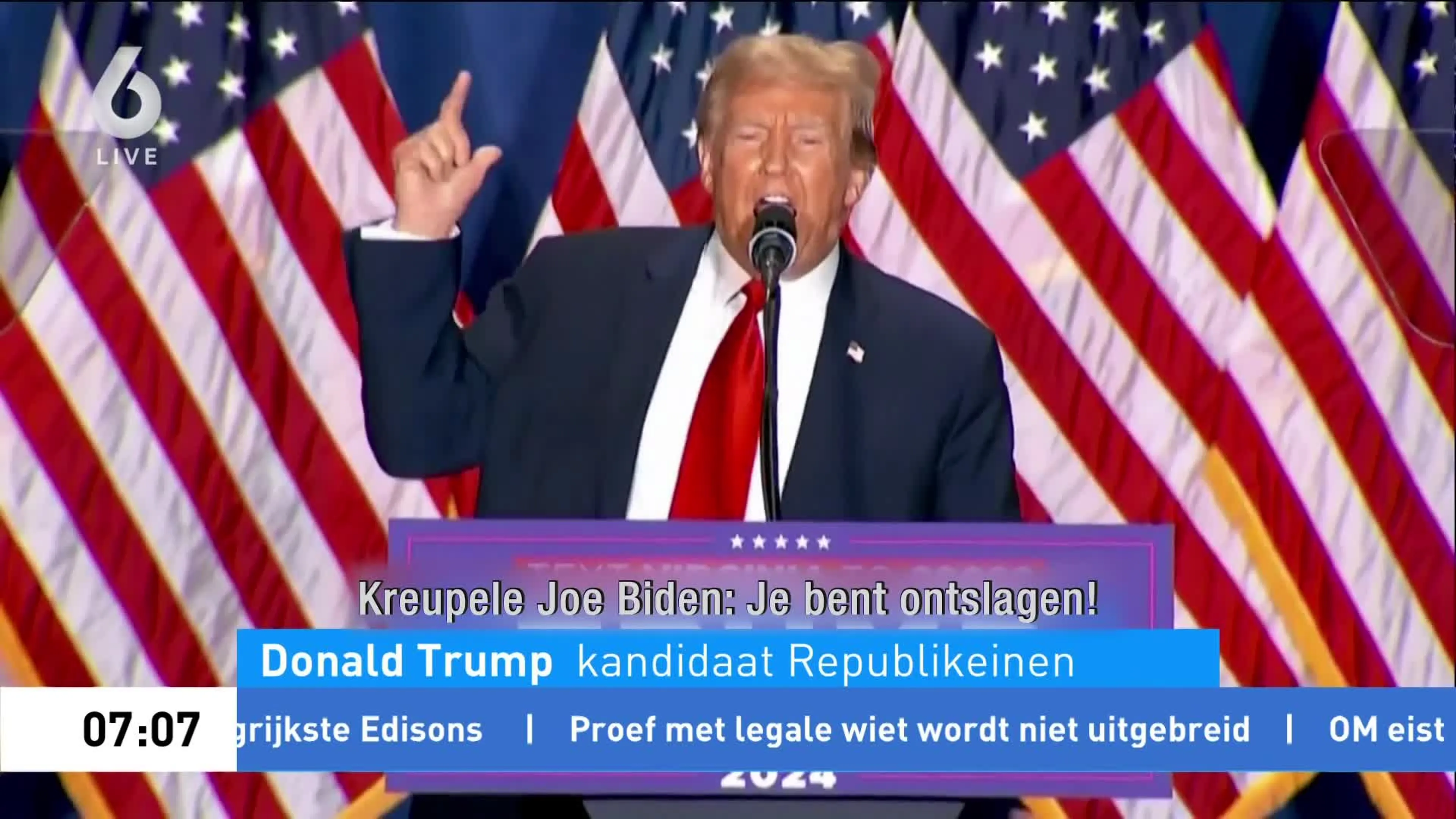 Minder Nederlanders zouden deze verkiezingen op Biden stemmen