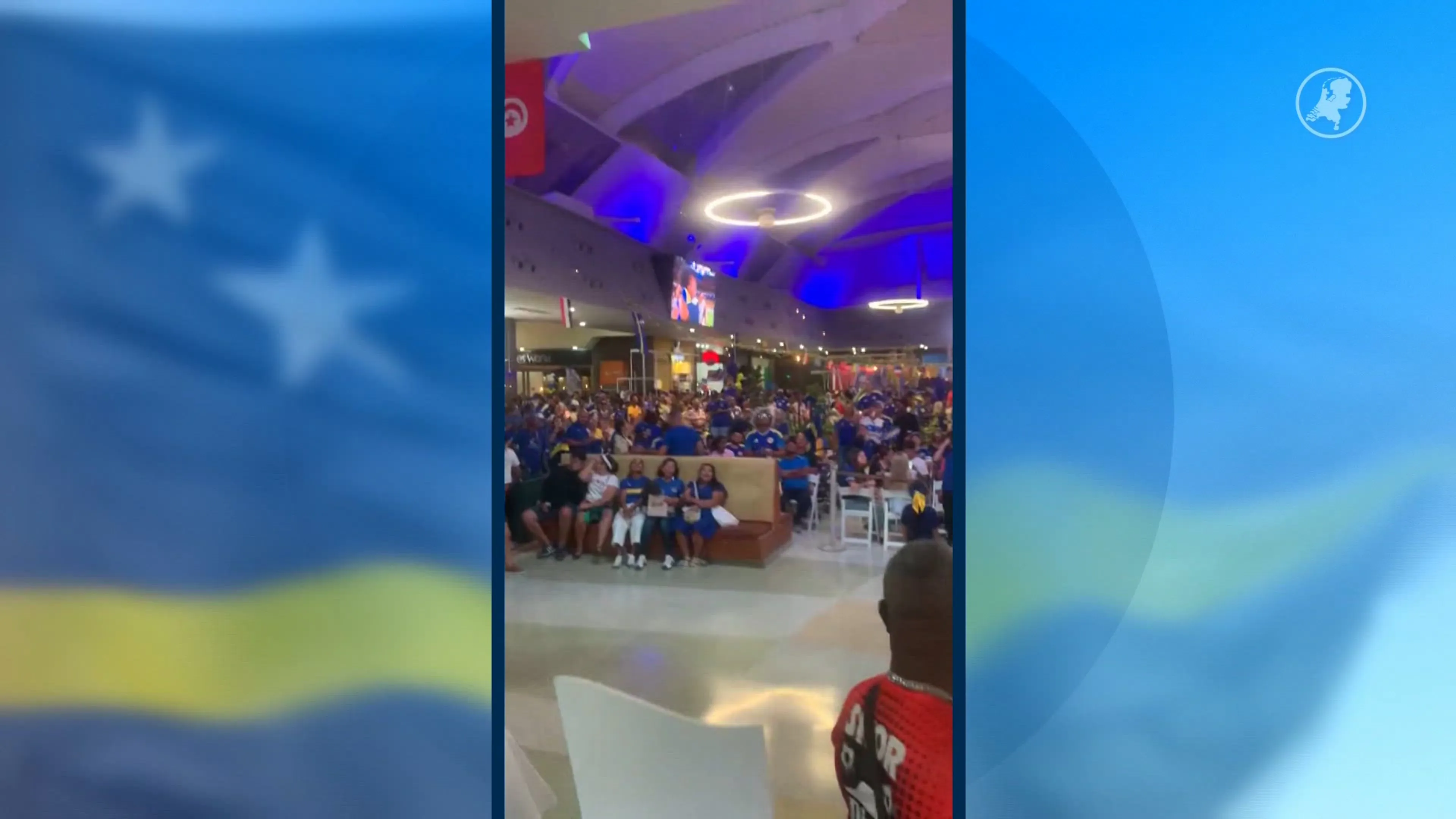 Fans Curaçao vieren feest
