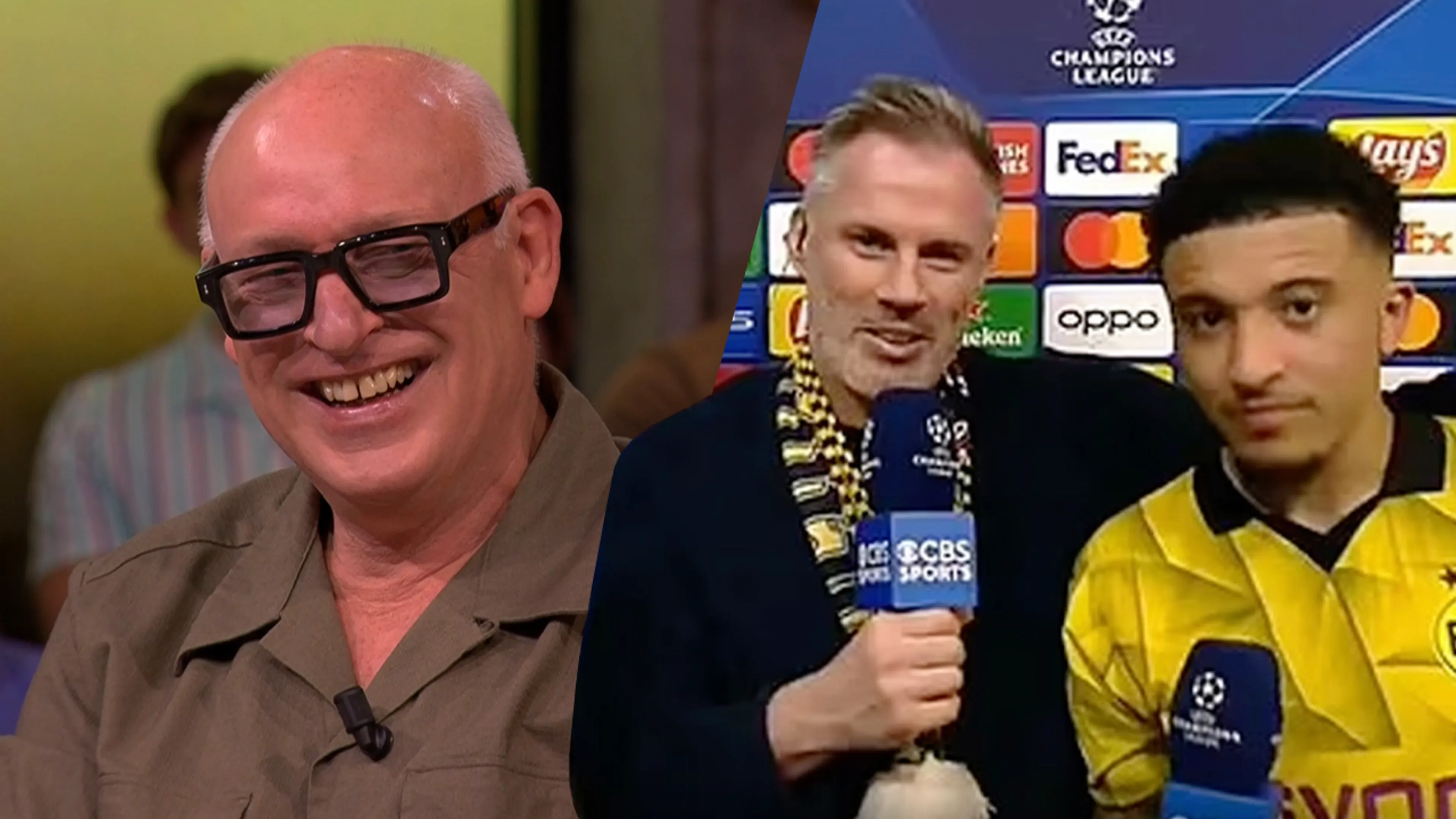 René heeft genoten van interview van beschonken Carragher: 'Er kwam geen zinnig woord uit!'