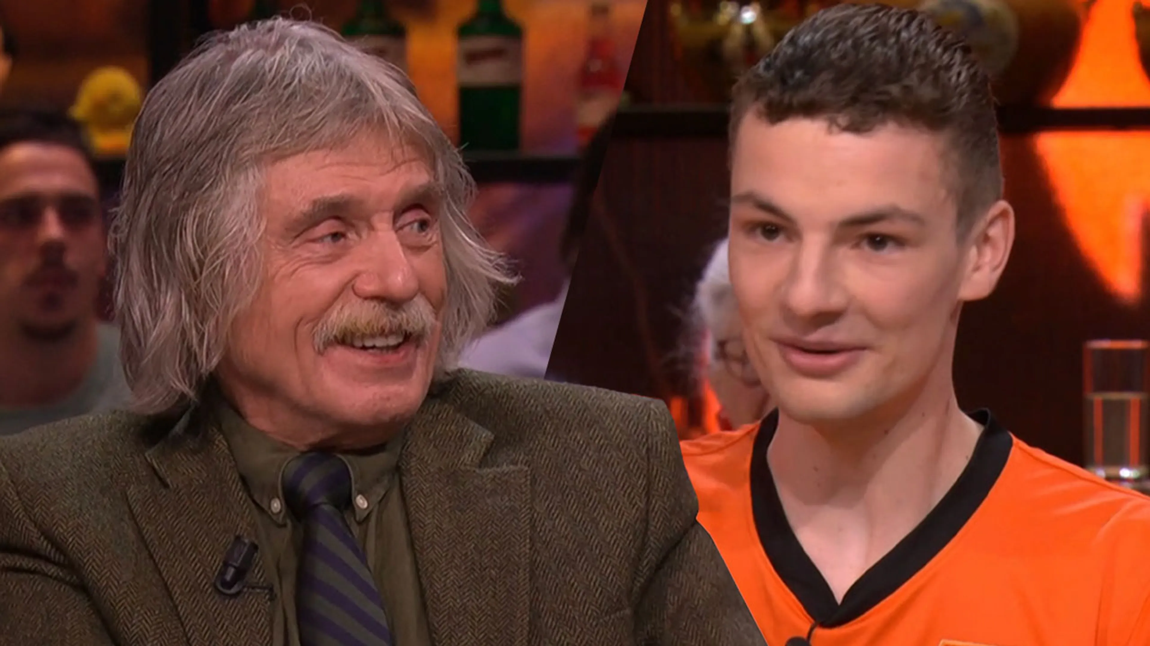 Vandaag Inside Oranje Quiz-deelnemer kruipt in de huid van Johan: 'Weg met die haarband van Depay!'