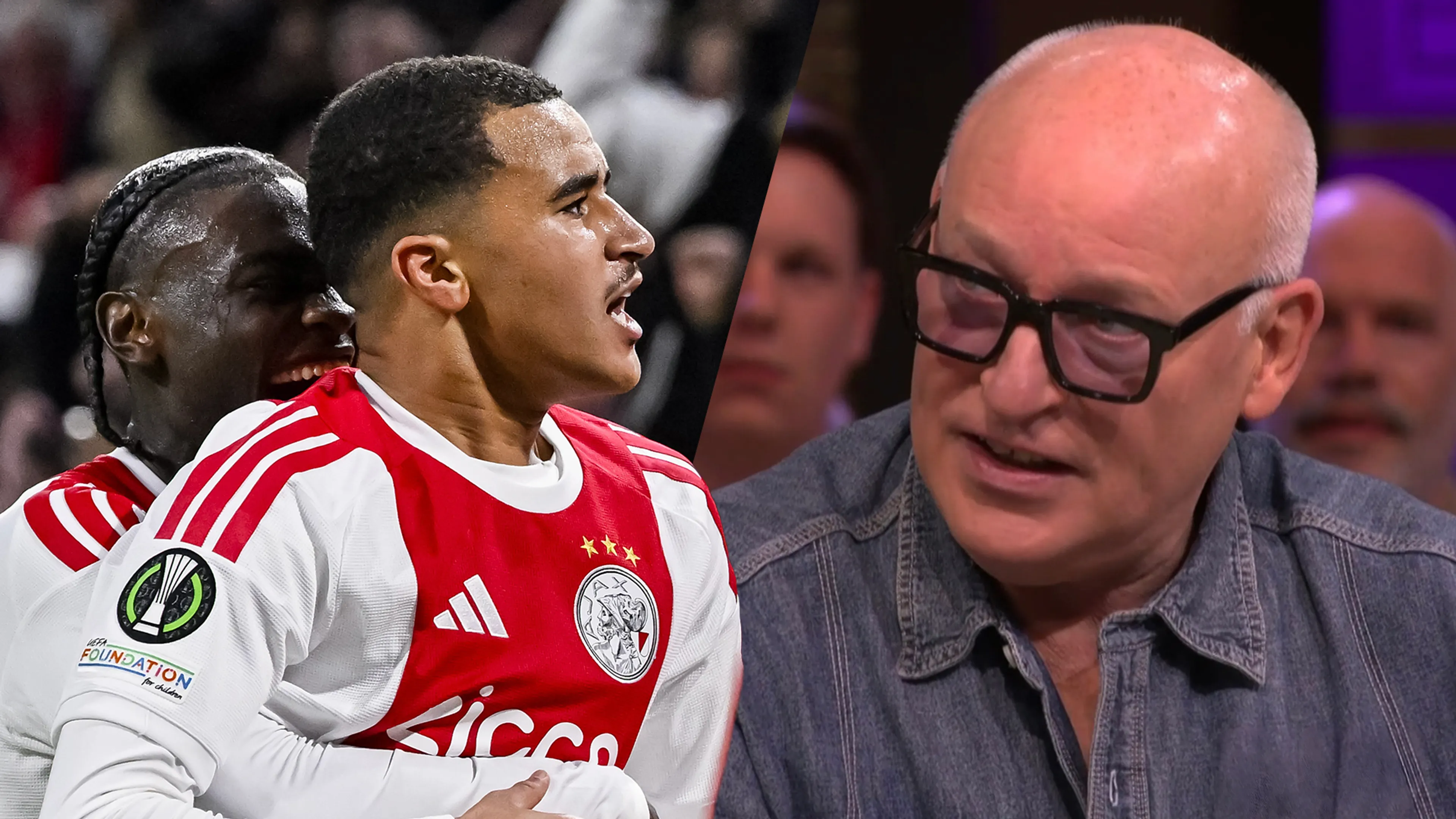 René van der Gijp enthousiast over spel van Ajax tegen Atalanta: 'Echt héél leuk voetbal!'