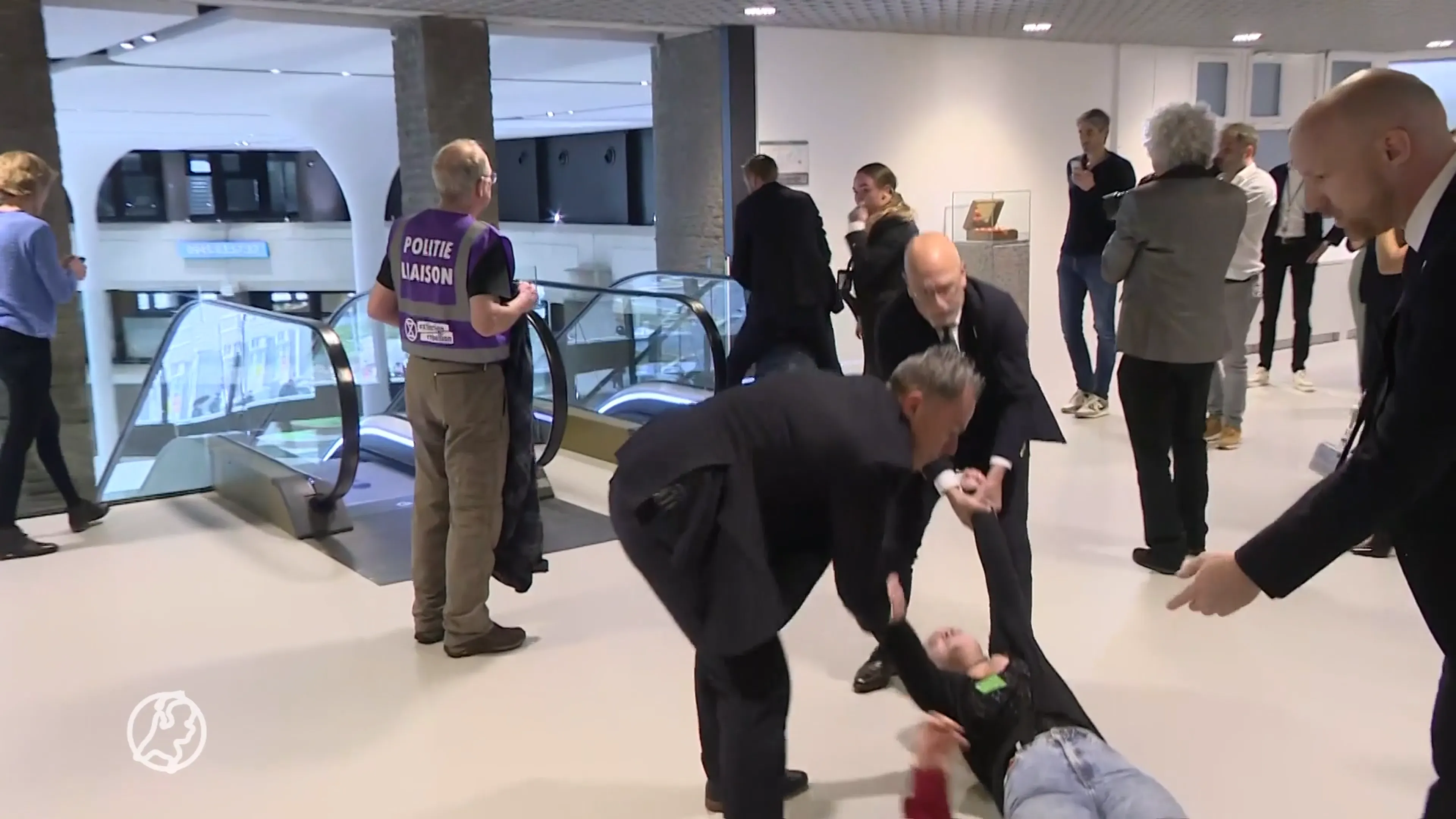 Pro-Palestina demonstranten weggesleept uit Tweede Kamergebouw
