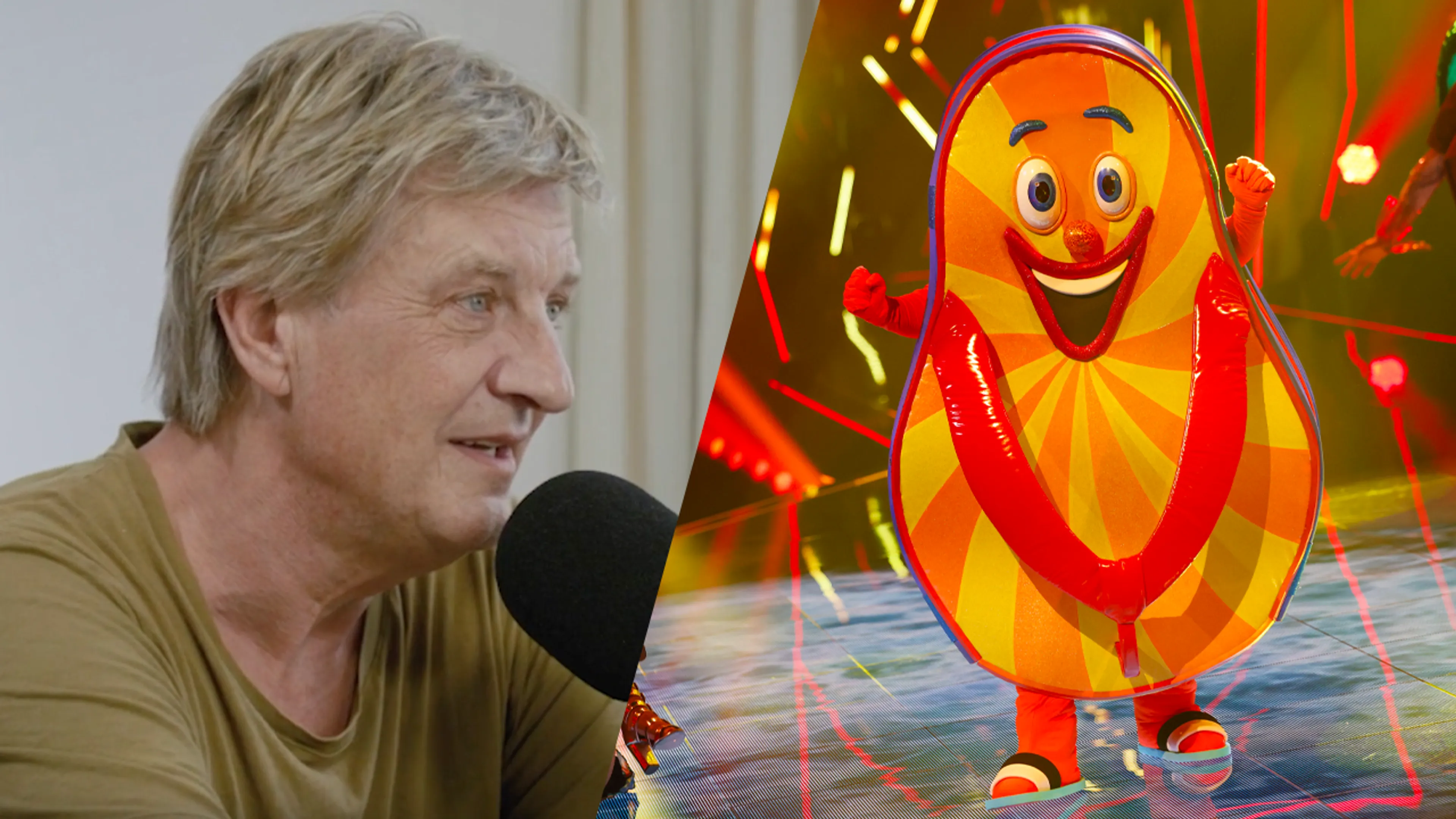 Wim werd gevraagd voor The Masked Singer: 'Dan zit je in zo'n pak...'