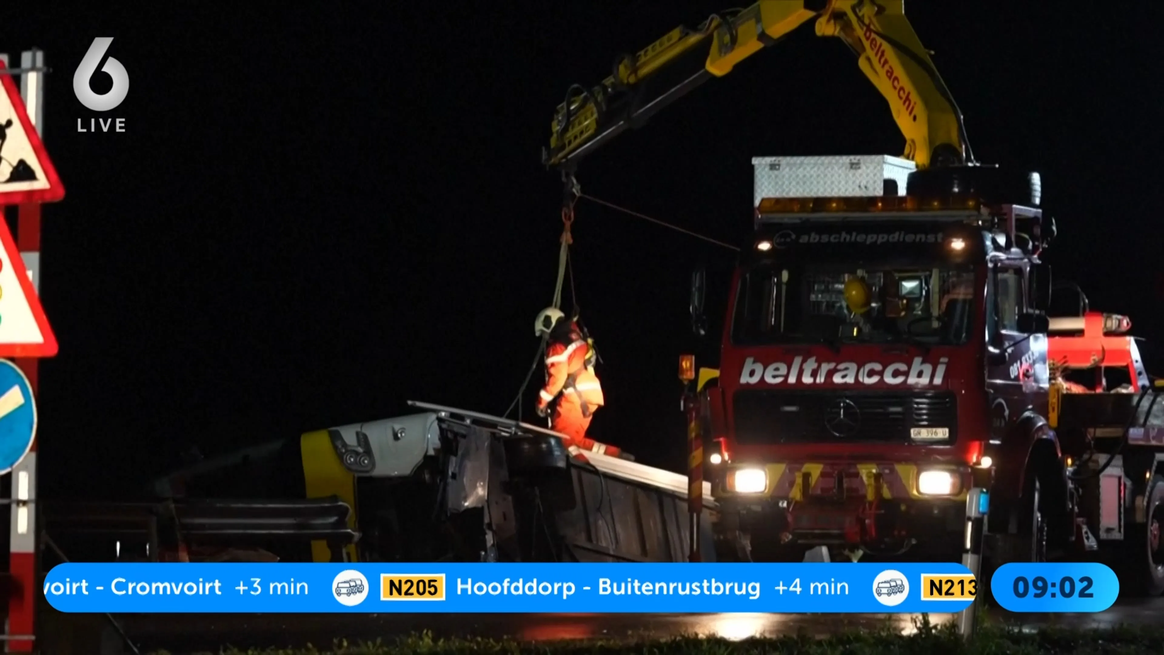 Verongelukte Nederlandse bus geborgen, dodental nog onduidelijk