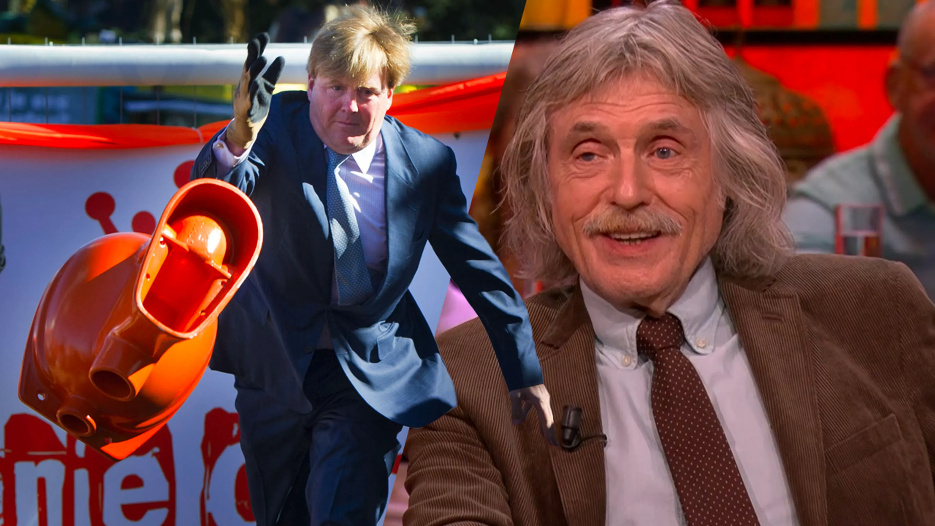 Johan heeft het te doen met koning Willem-Alexander: 'Wat een kutbaan heeft die man!'