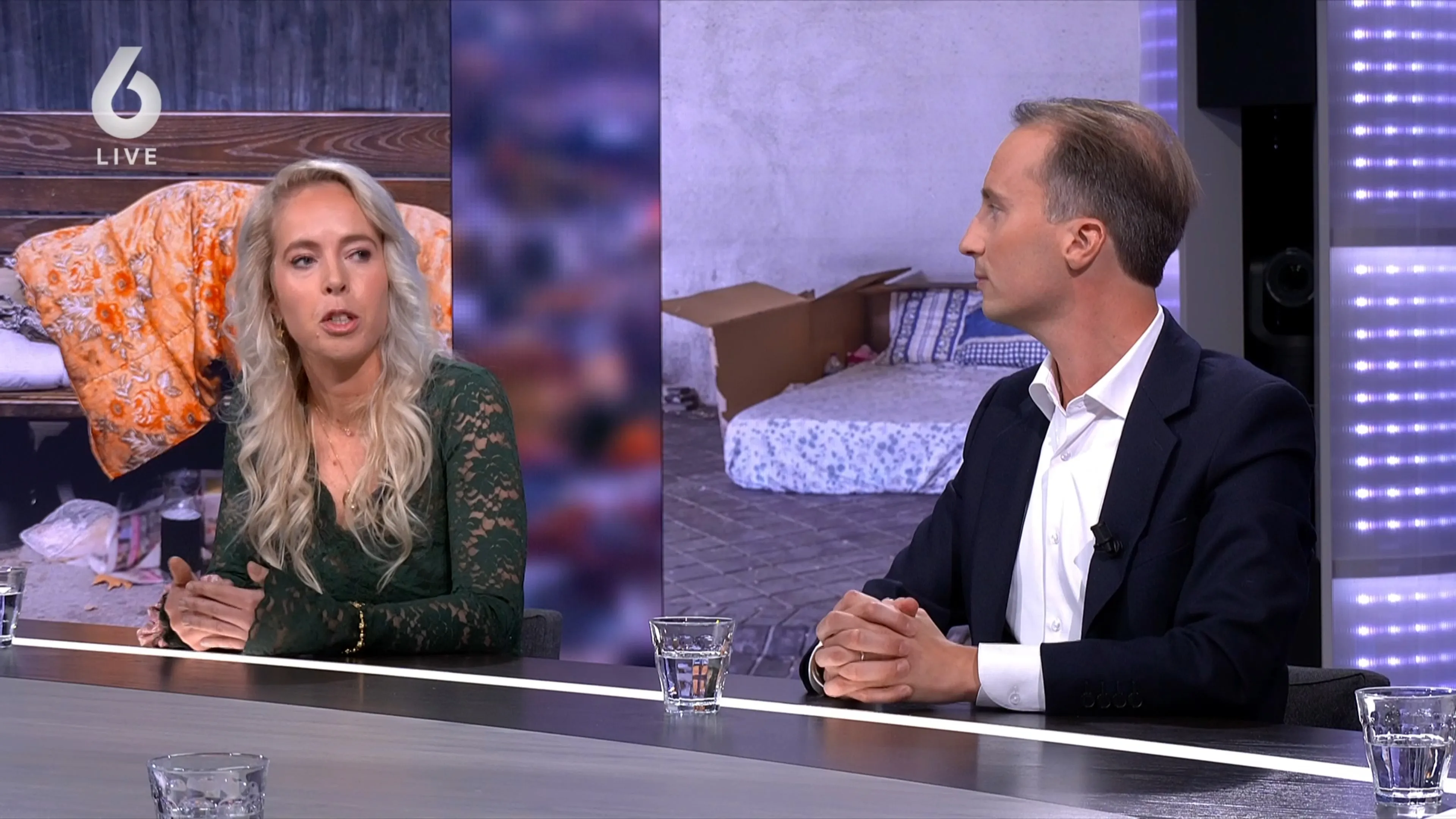 Ministers op bezoek bij daklozen