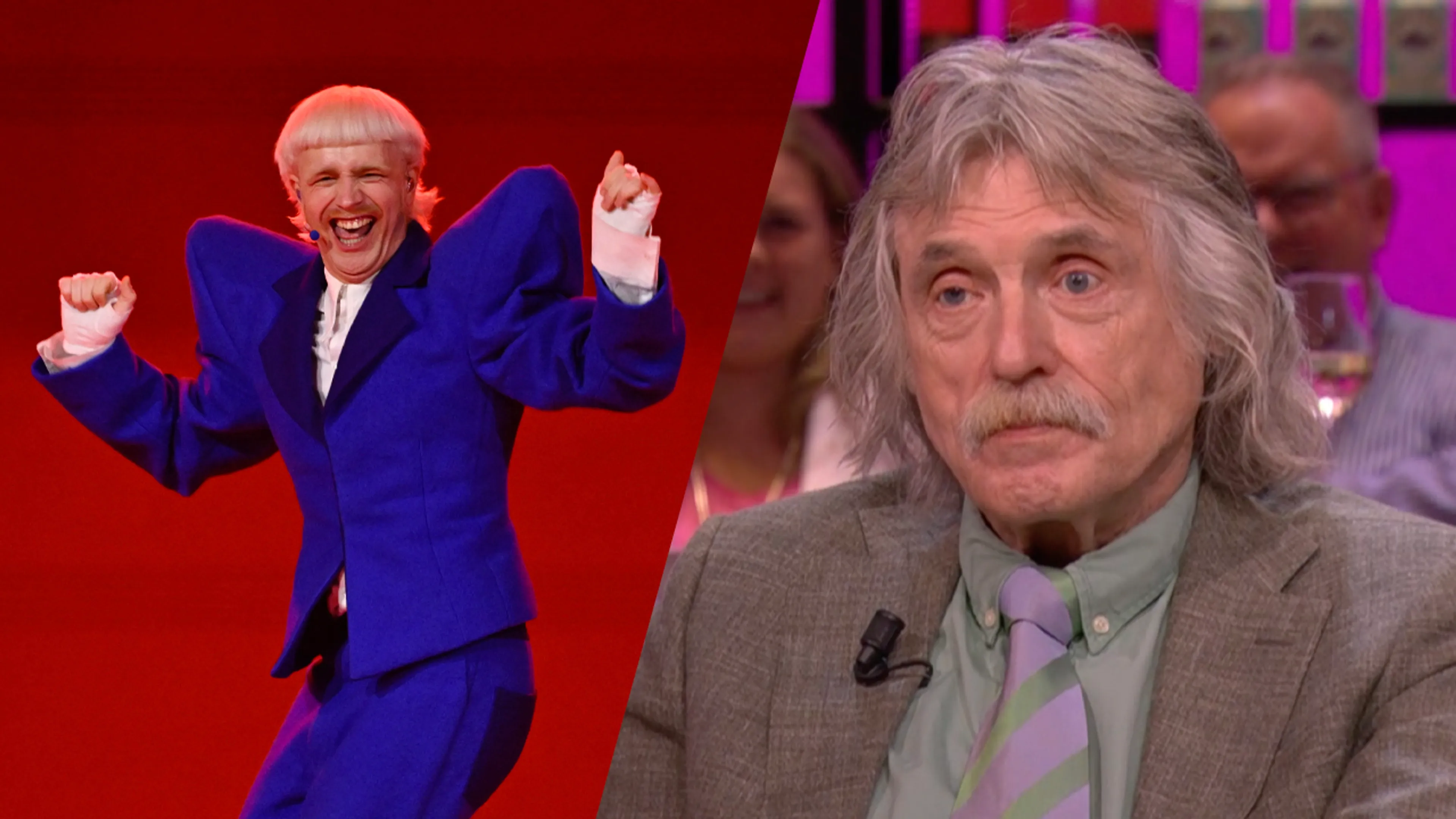 Johan Derksen reageert op Songfestival-optreden Joost Klein: 'Weerzinwekkend!'