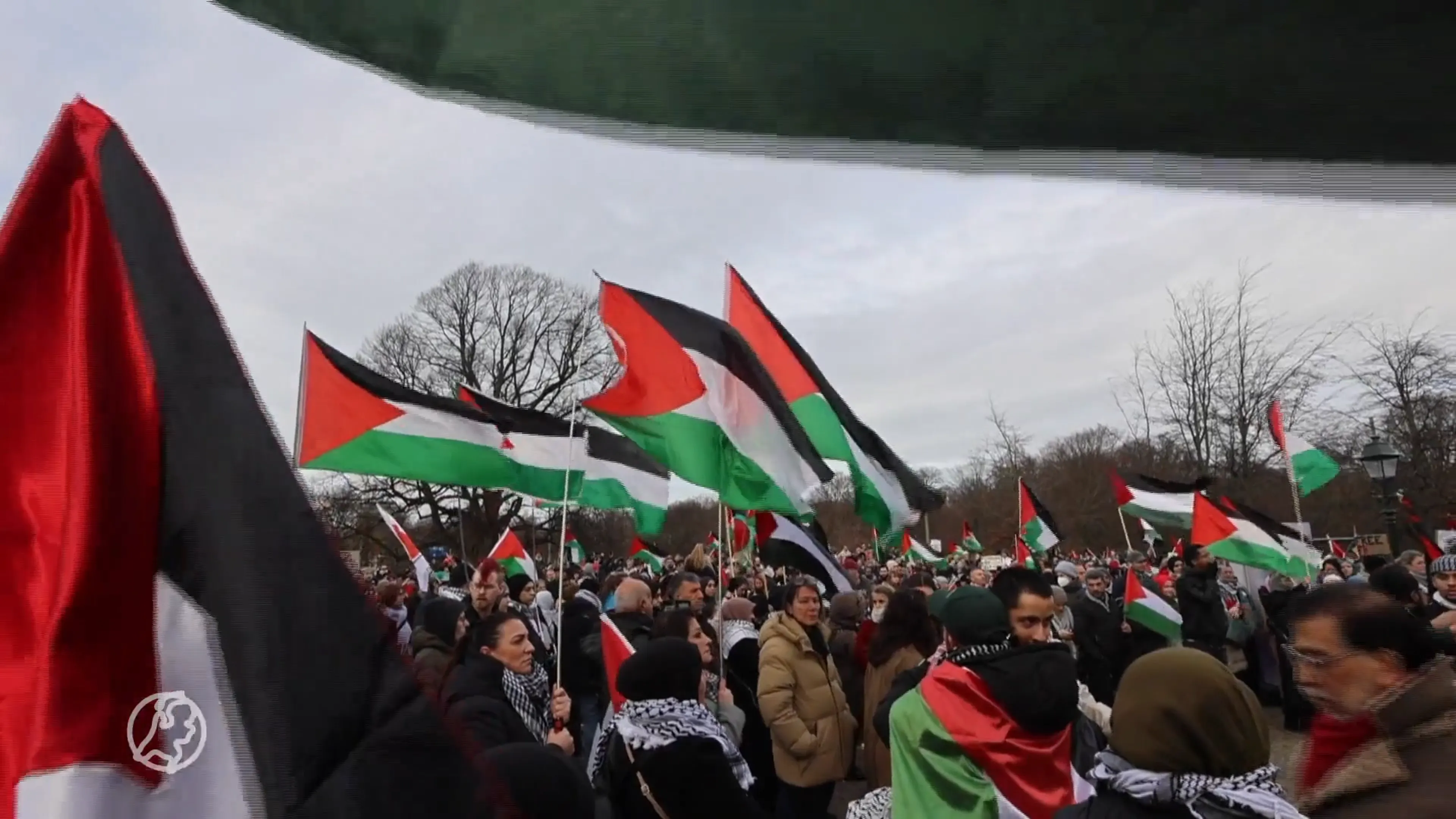 Honderden betogers in Den Haag eisen staakt-het-vuren in Gaza