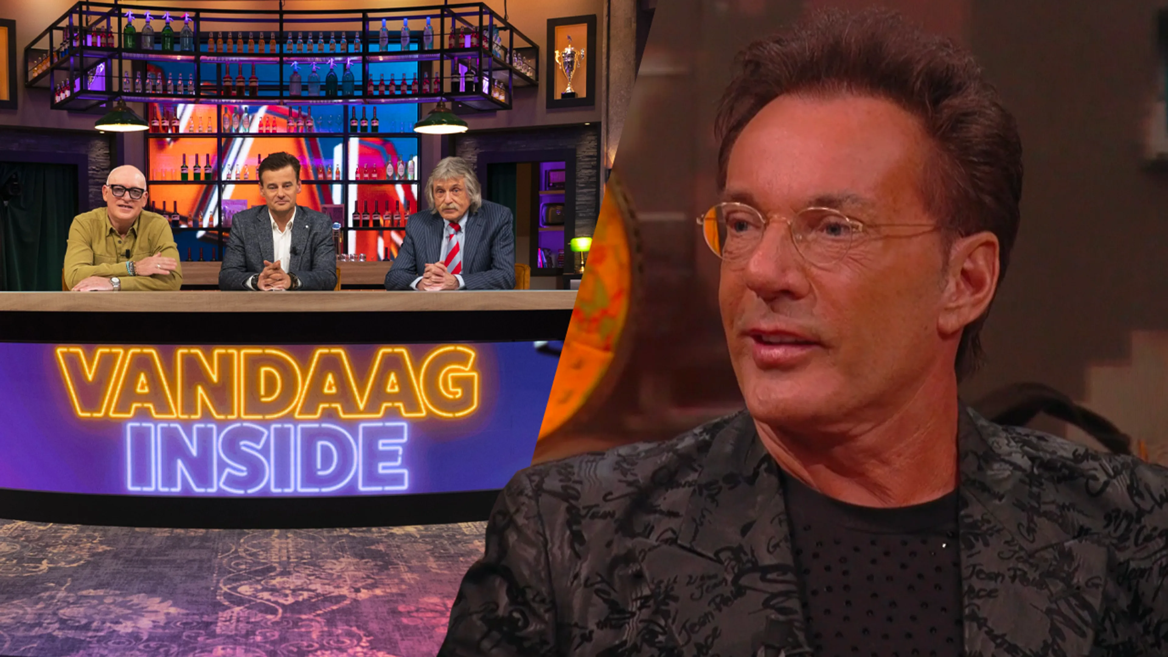 Gerard Joling is Vandaag Inside-trio dankbaar: ‘Krijgen een drankje van me!’