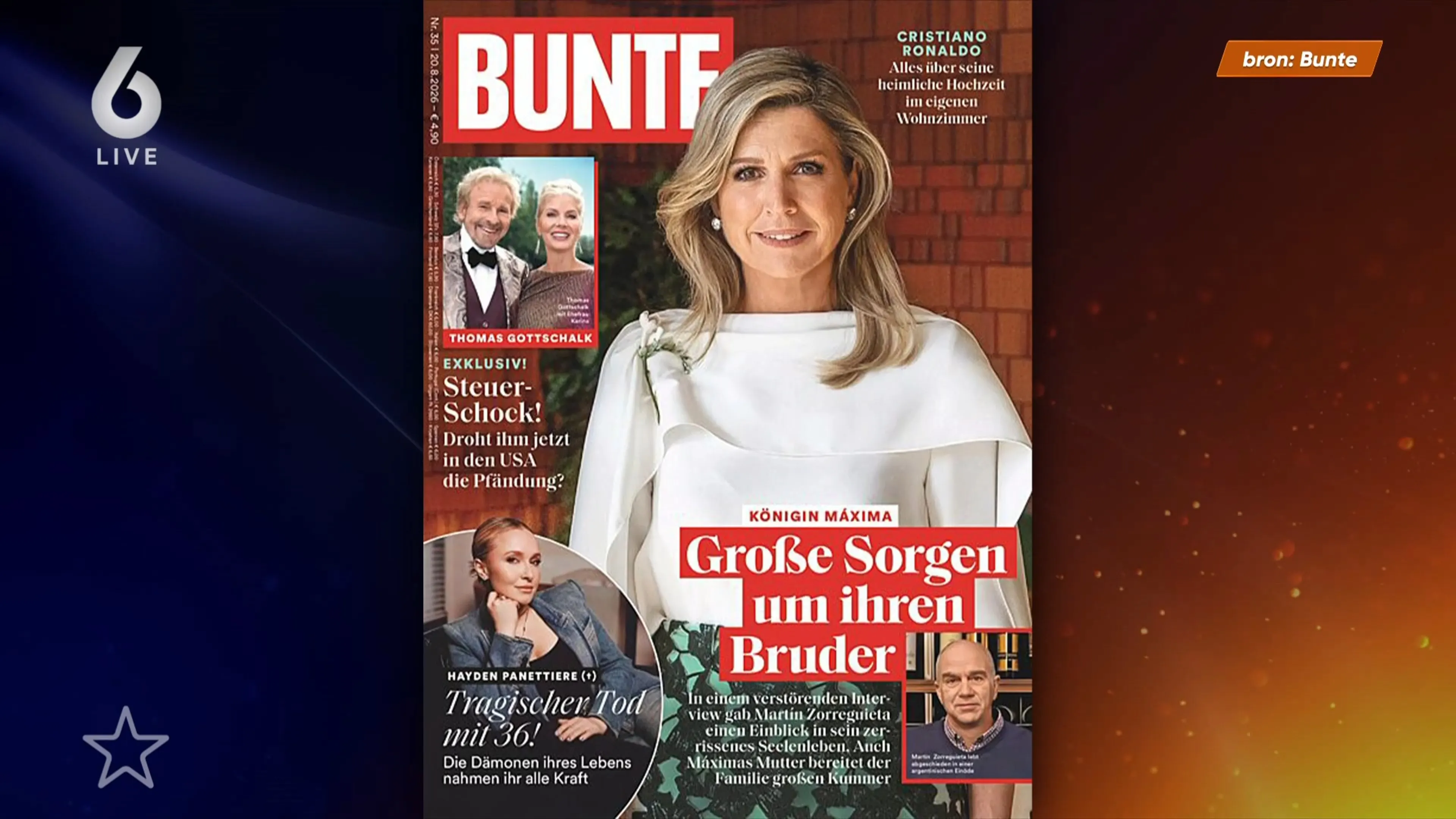Duitse media: 'Grote zorgen om broer koningin Máxima'