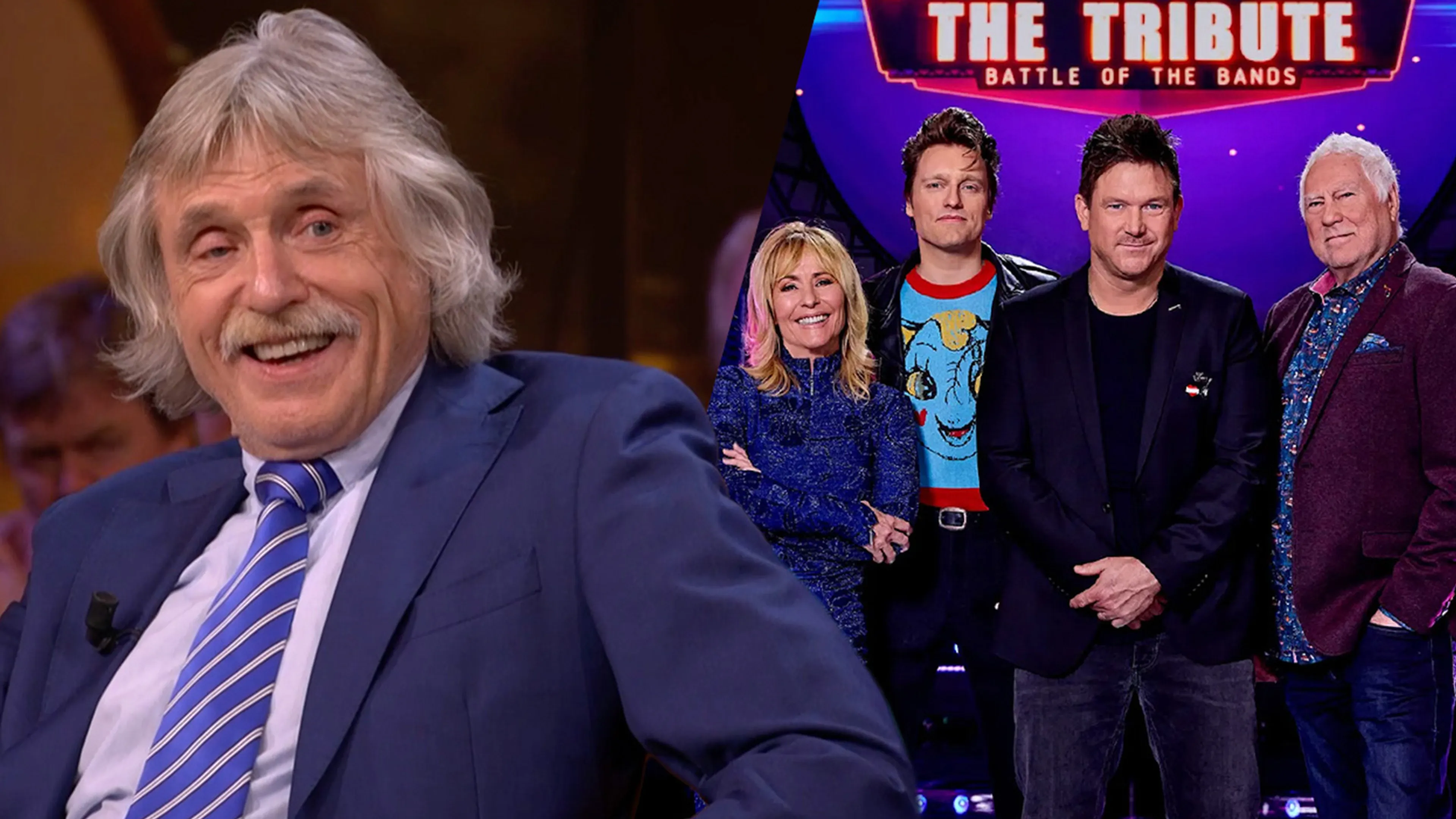 Johan Derksen enthousiast over The Tribute: Battle of the Bands: 'De leukste van al die talentshows'