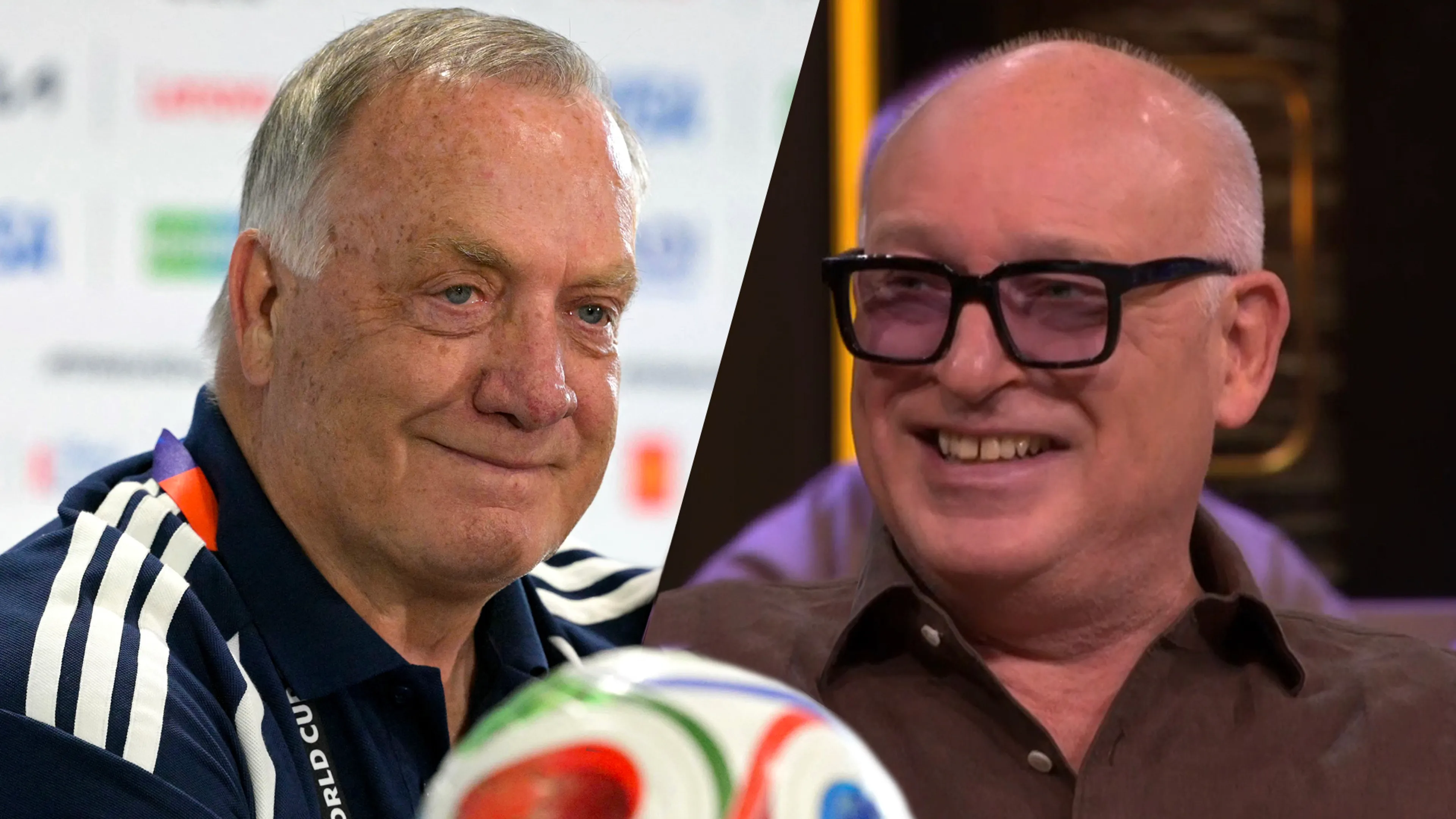 René geniet van jarige Dick Advocaat: ‘Blijf dat lekker tot je dood doen!’