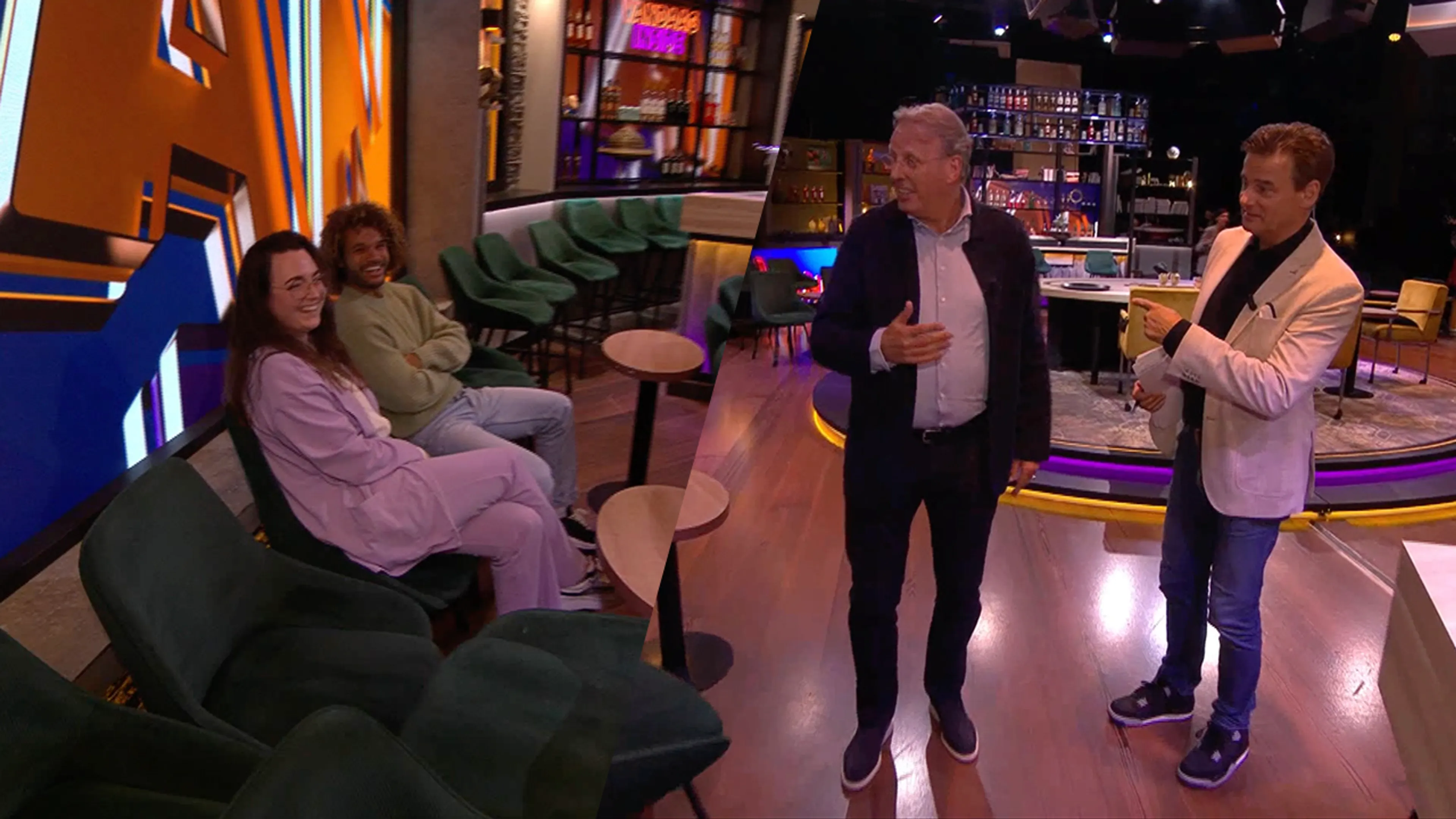 Wilfred spot In de Wandelgangen nog publiek in Vandaag Inside-studio: 'Het is afgelopen hè!'