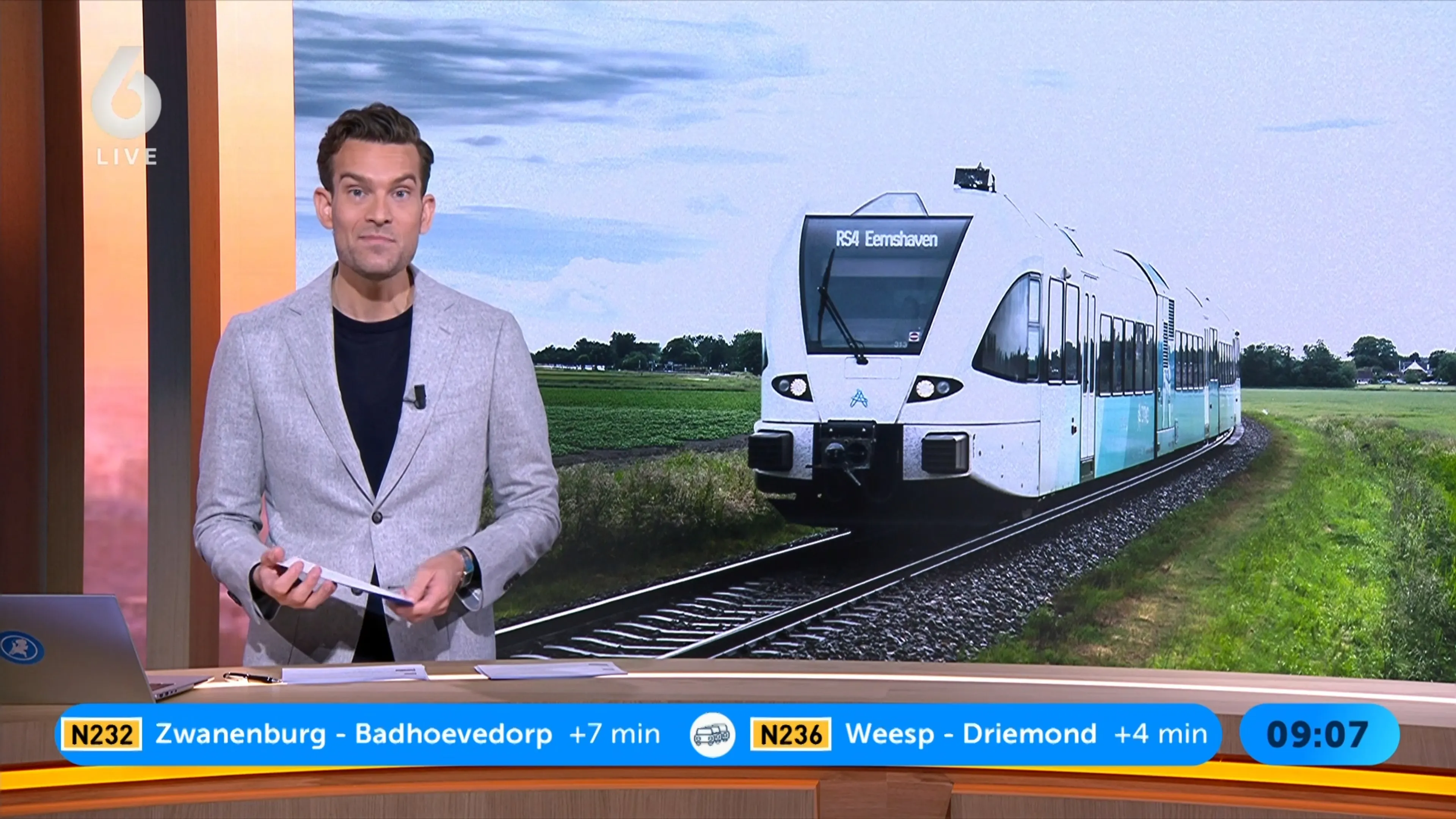 Baby geboren in rijdende trein in Groningen