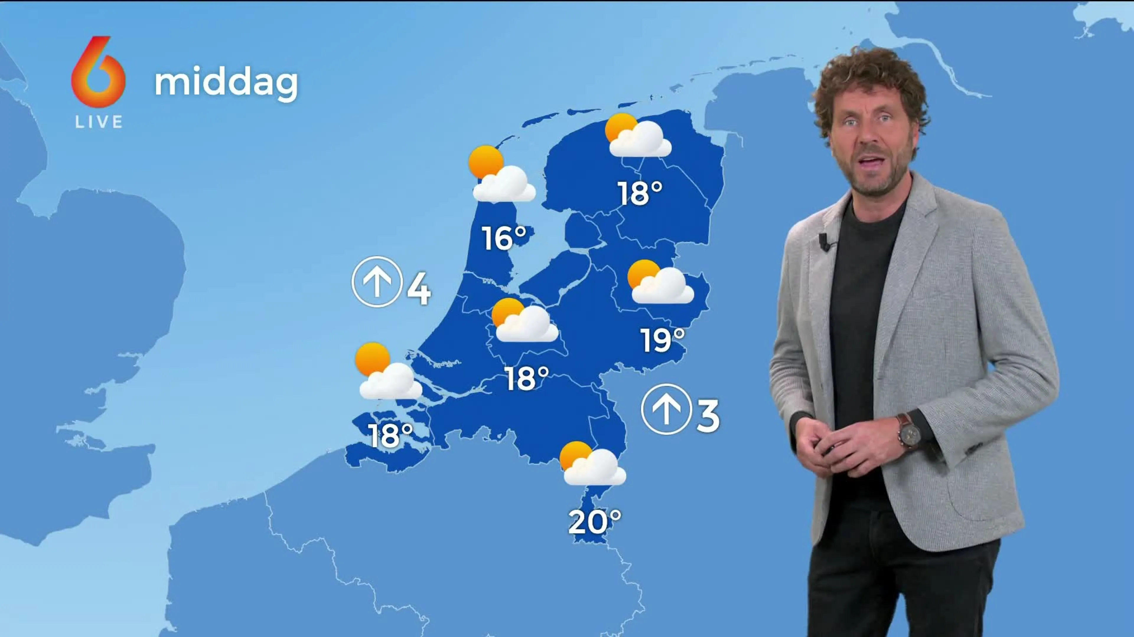 Veel zon en hogere temperaturen begin van de week