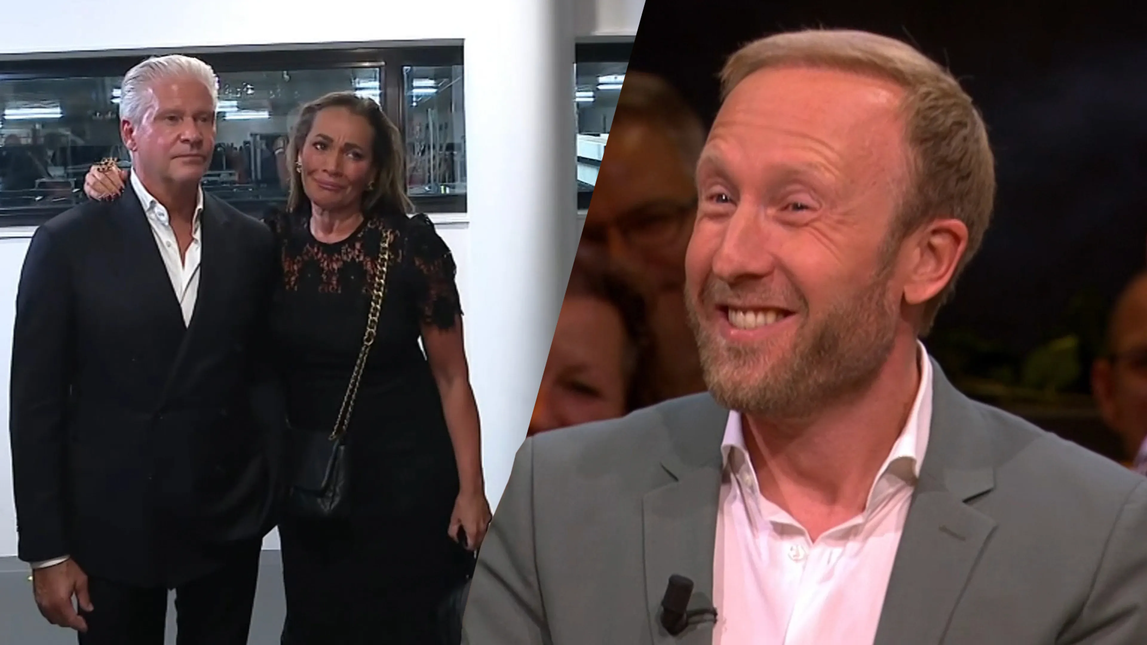 Raymond Mens lacht om opmerkelijke beelden van Dries Roelvink: ‘Kunnen we het nog één keer zien?’