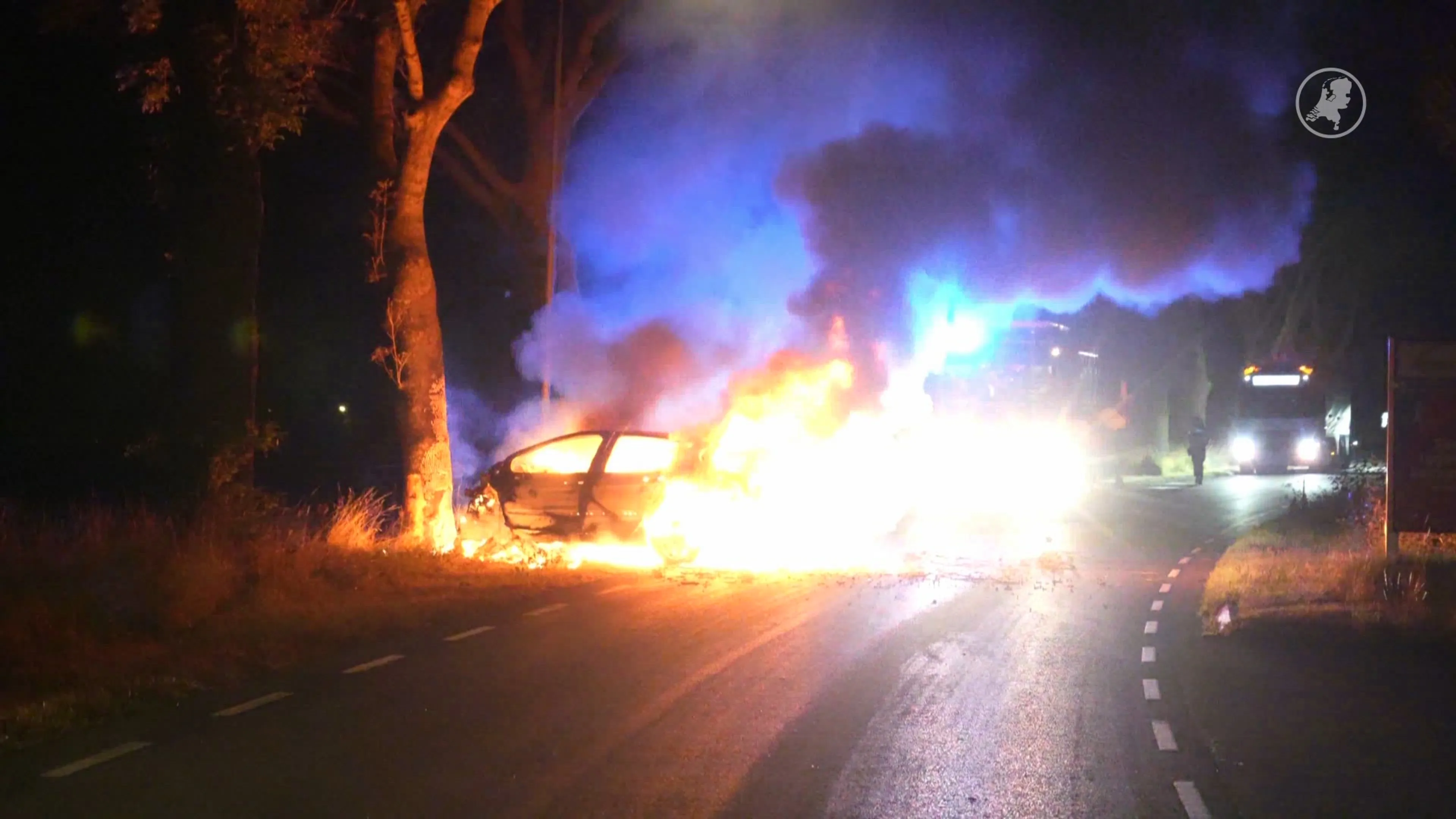 Dode gevonden in uitgebrande auto