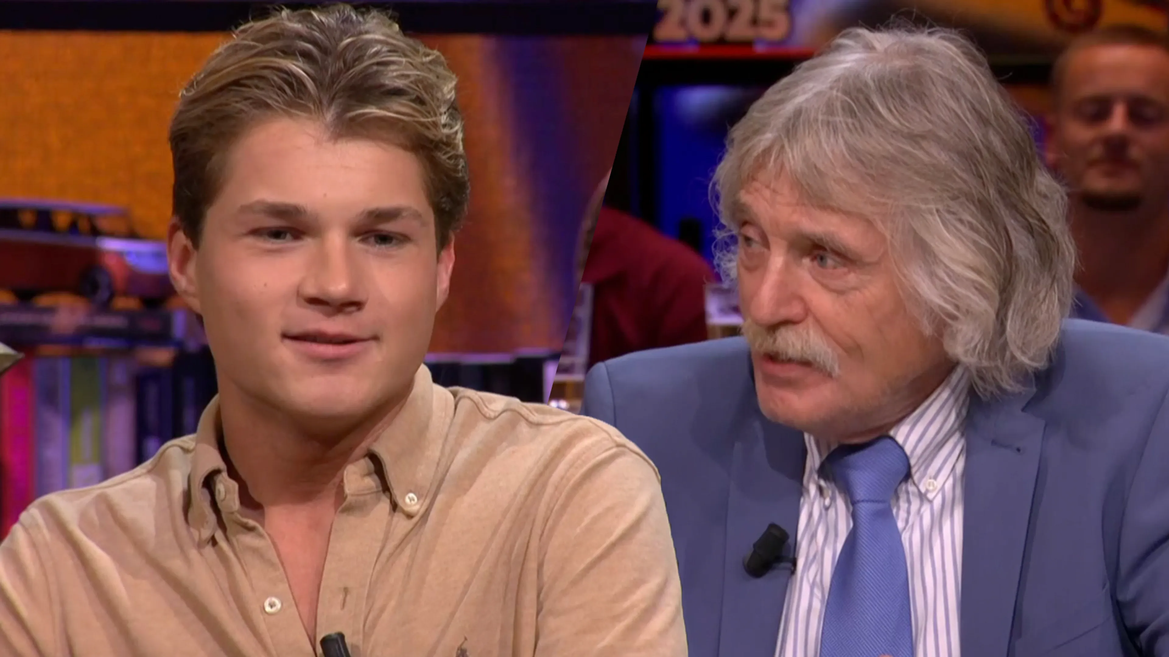 Wat vond Johan Derksen van het debuut van Samuel Welten aan de bar bij Vandaag Inside?