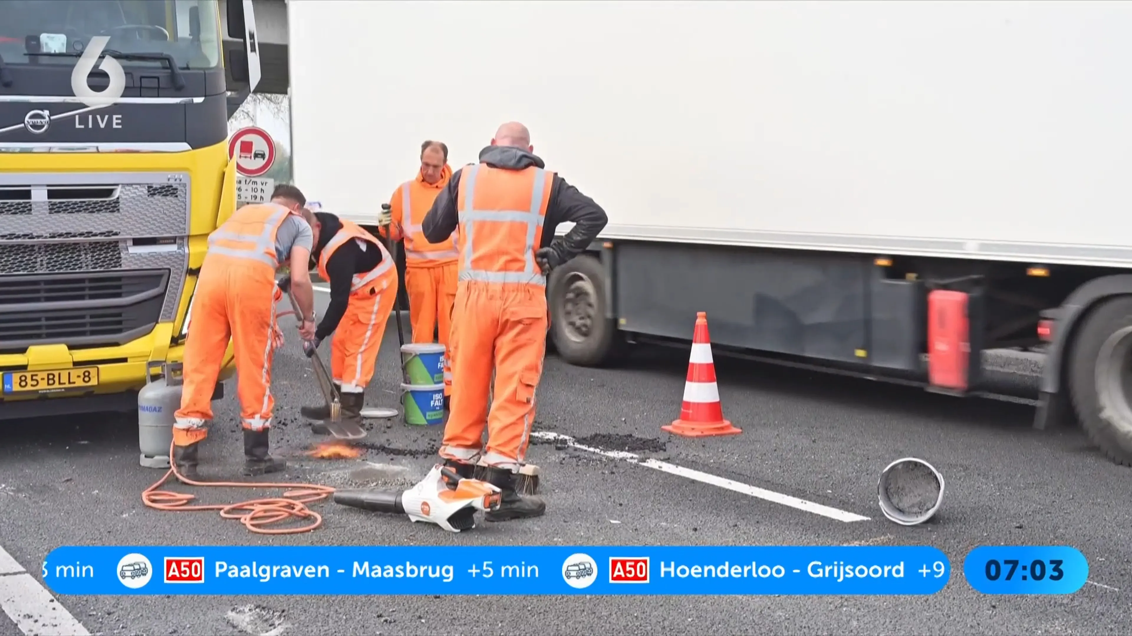'Wegwerkers bespuugd, geslagen en gebeten'