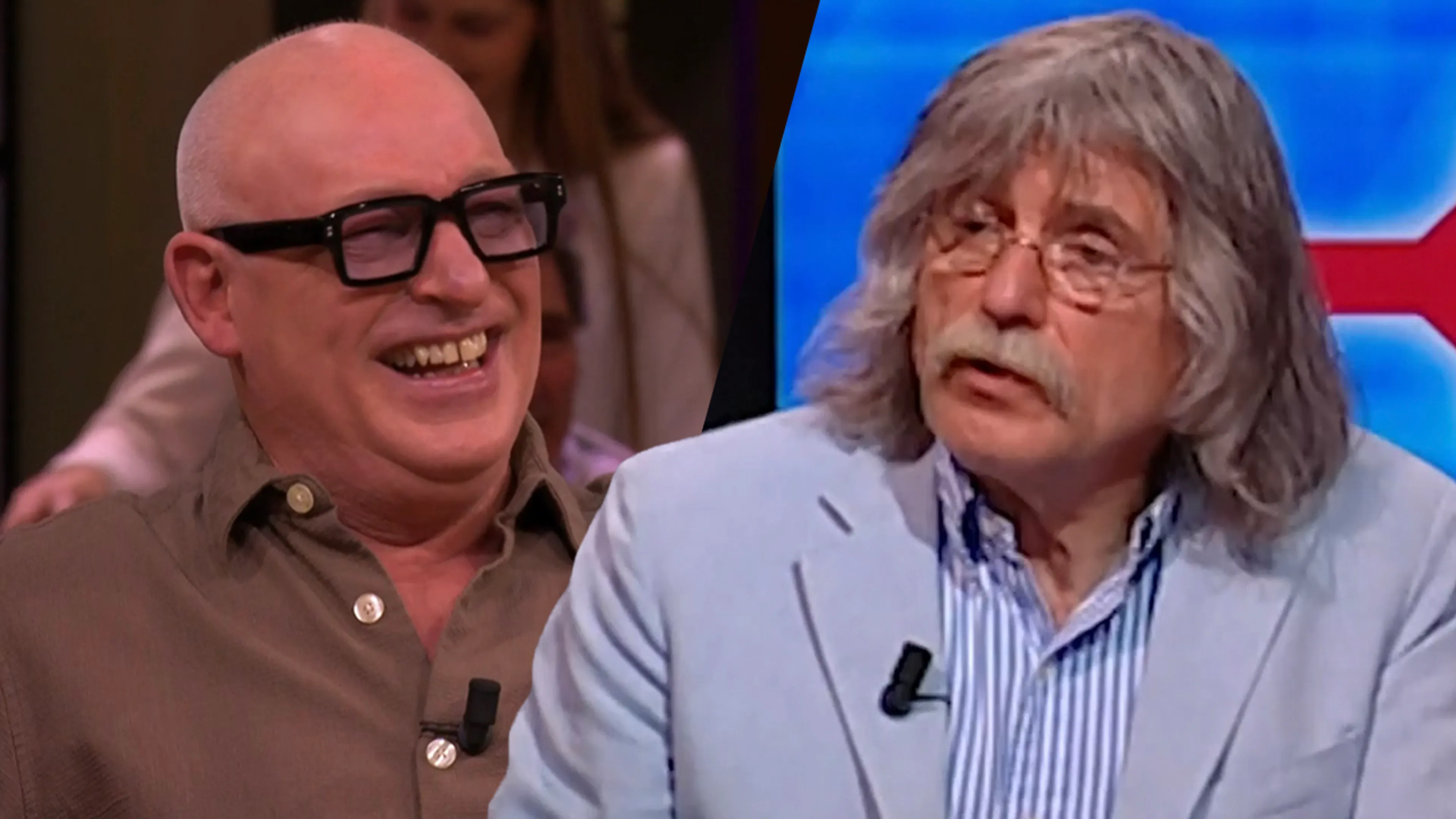 René lacht om presentatiedebuut Johan: 'Het is de gewoonte dat de presentator luistert!'