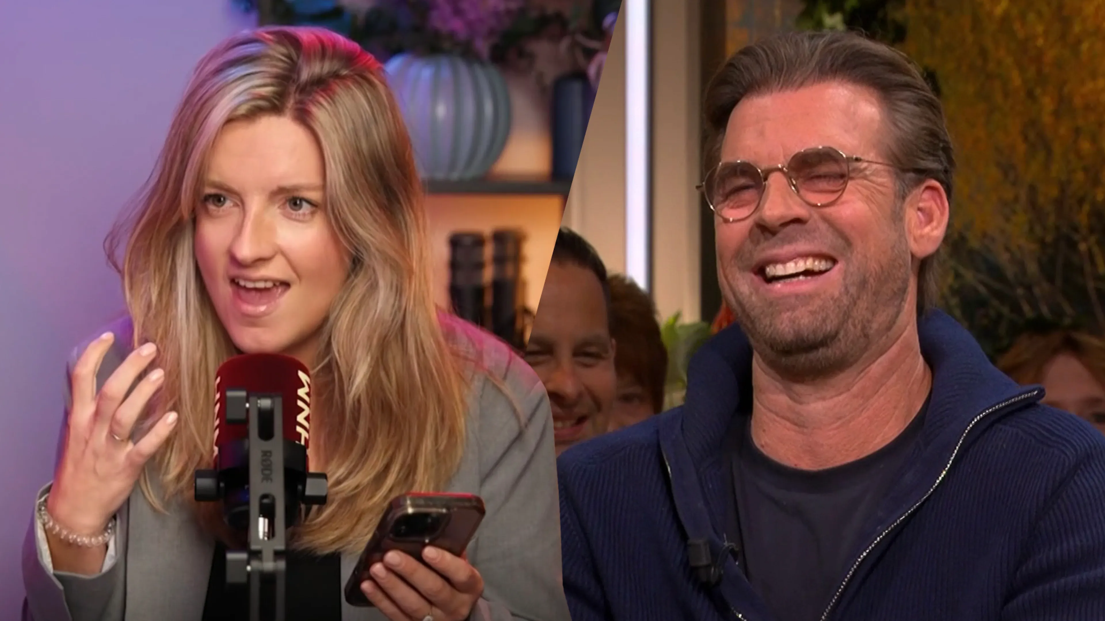 De Oranjezondag-tafel lacht om fragment uit HNM De Podcast: ‘Ongelofelijk, wat ordinair!’