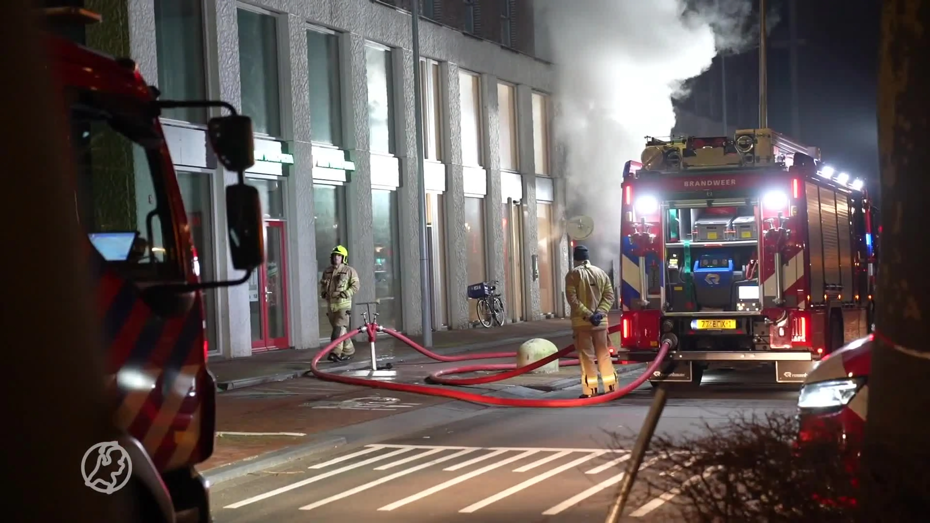 Brand in parkeergarage Rotterdamse flat