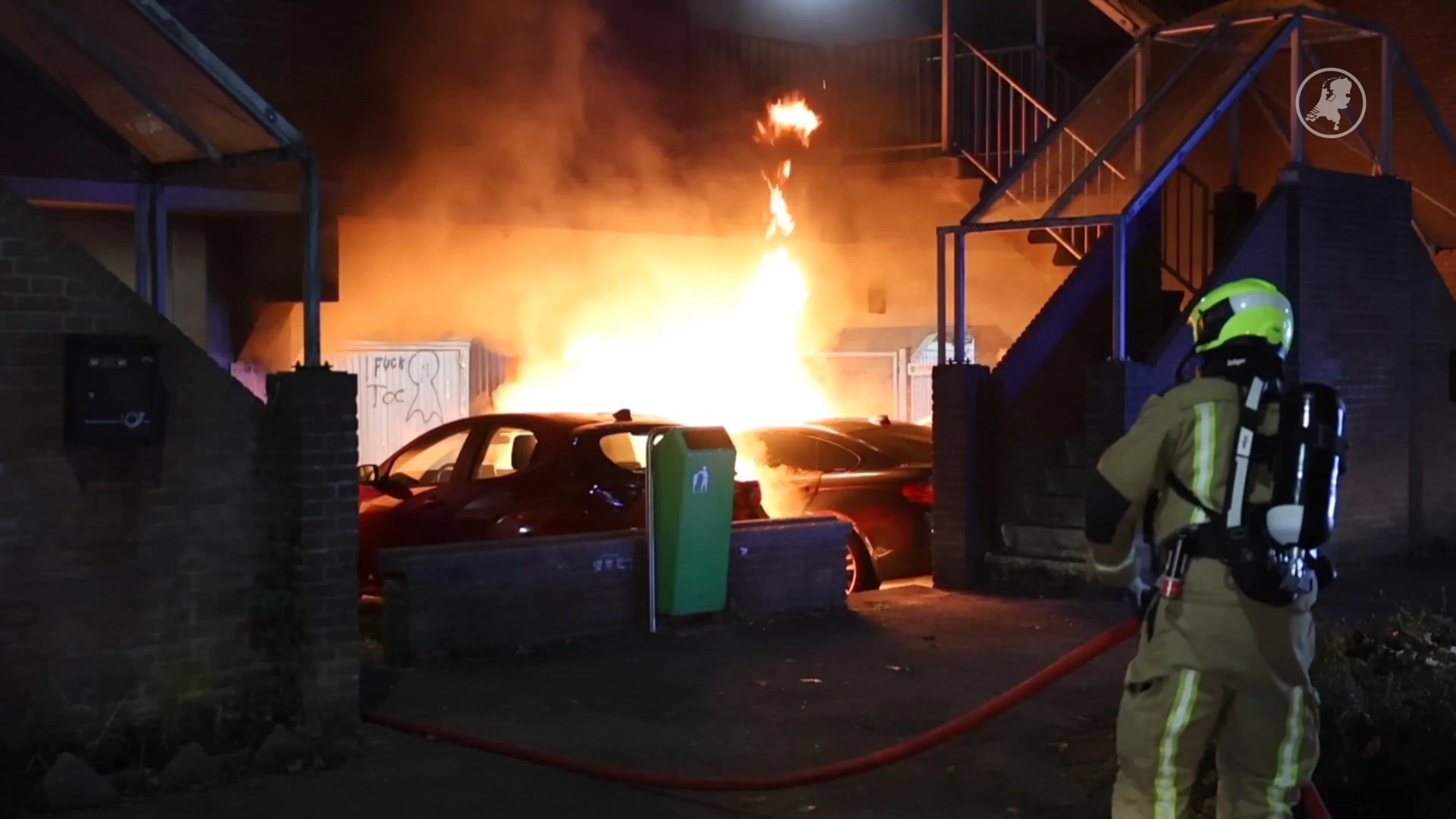 Vierde nachtelijke brand in korte tijd in parkeergarage Zoetermeer