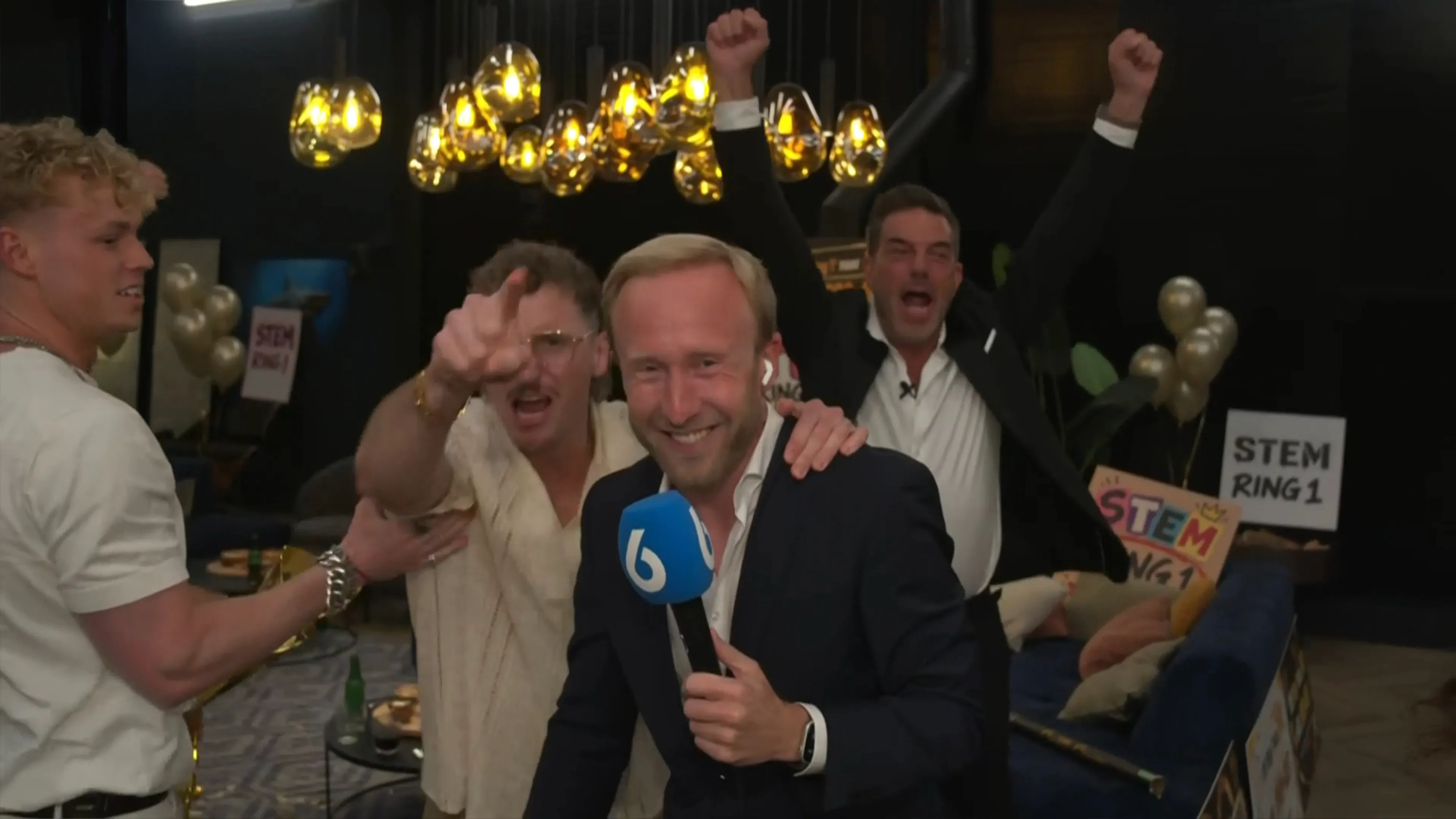 De Bondgenoten wint Gouden Televizier-Ring; deelnemers bestormen Raymond Mens in de loods!