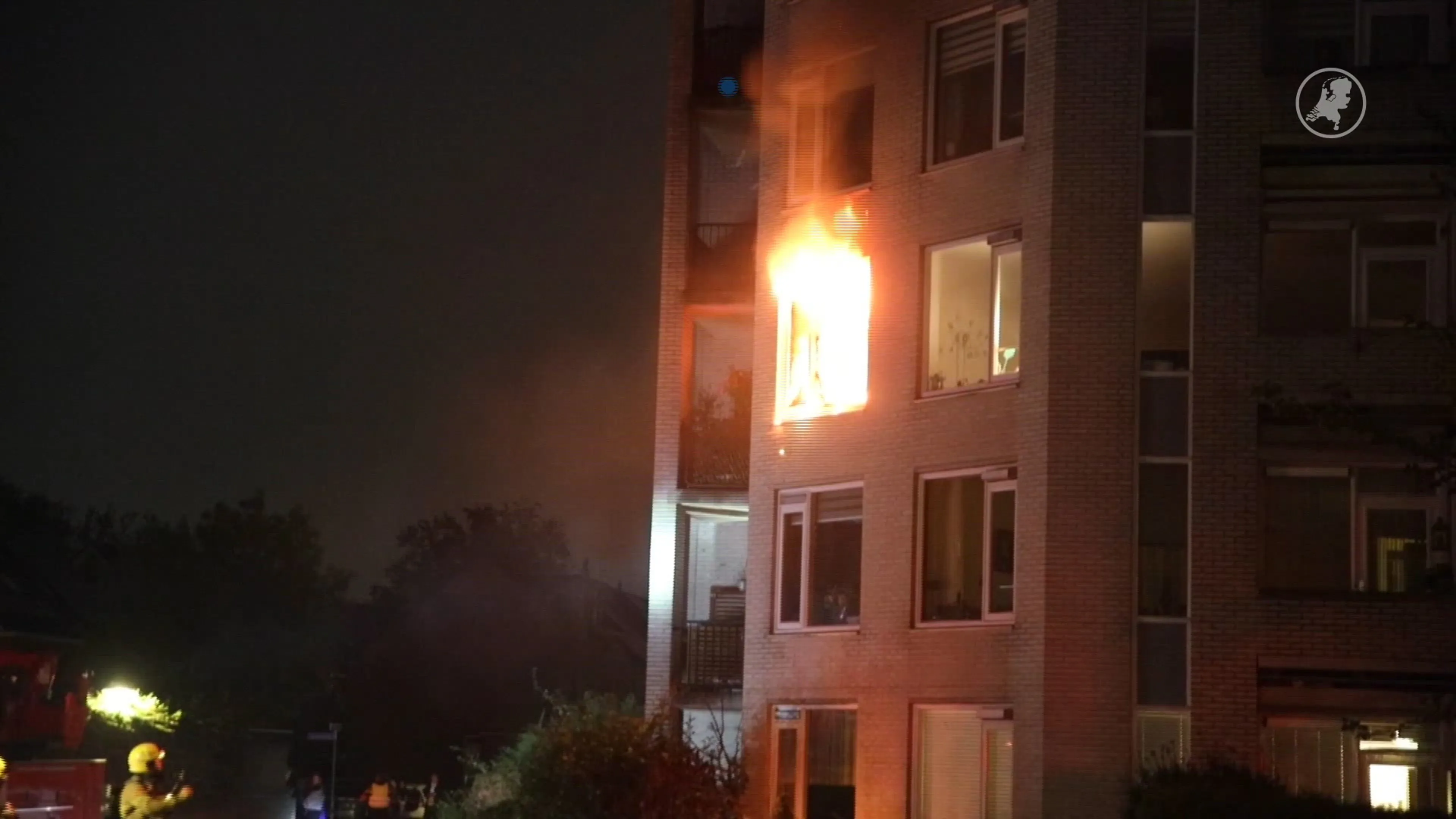 Grote brand in appartementencomplex Apeldoorn