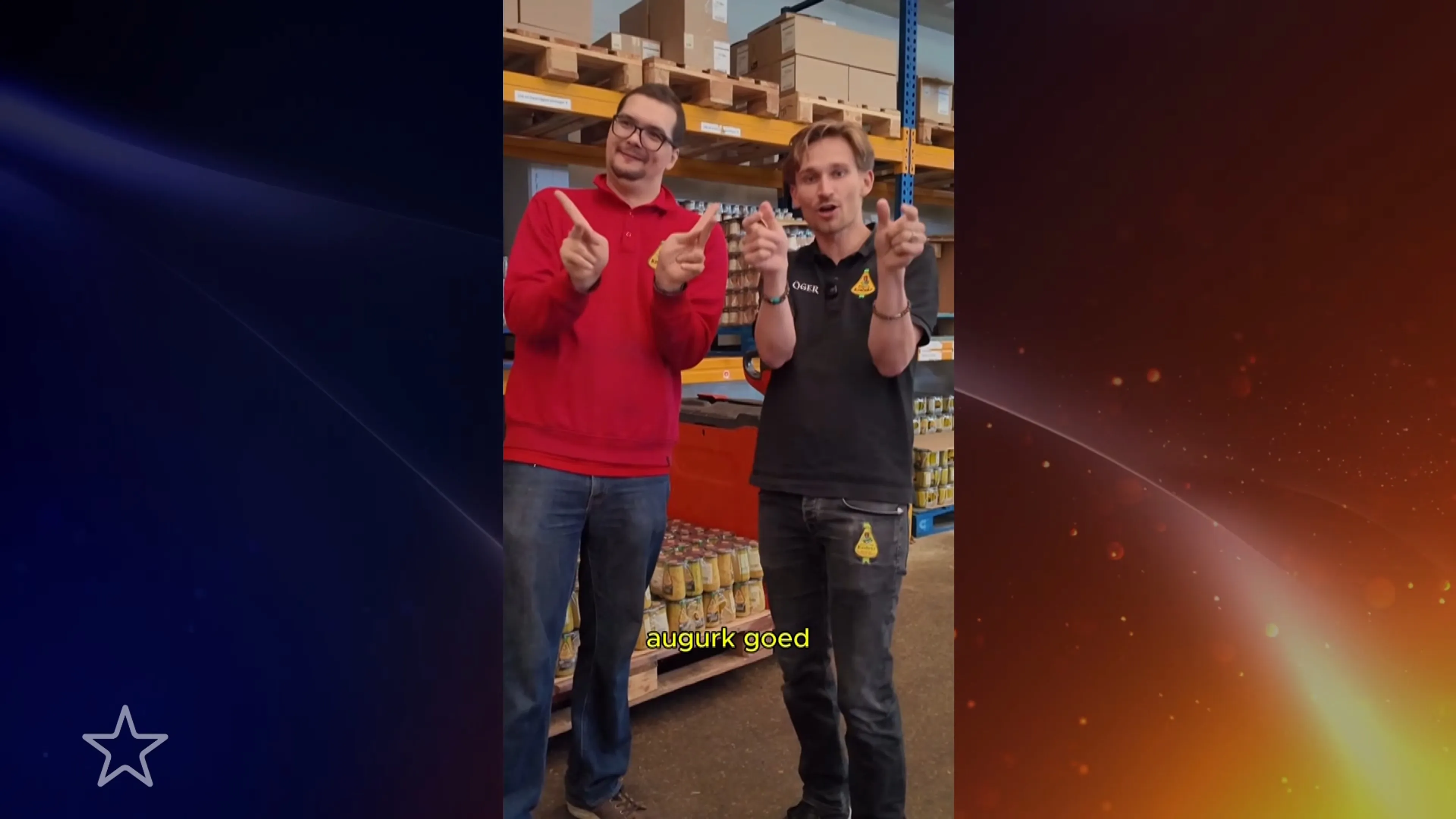 Camiel Kesbeke stelt dove collega Olivier voor en leert gebarentaal